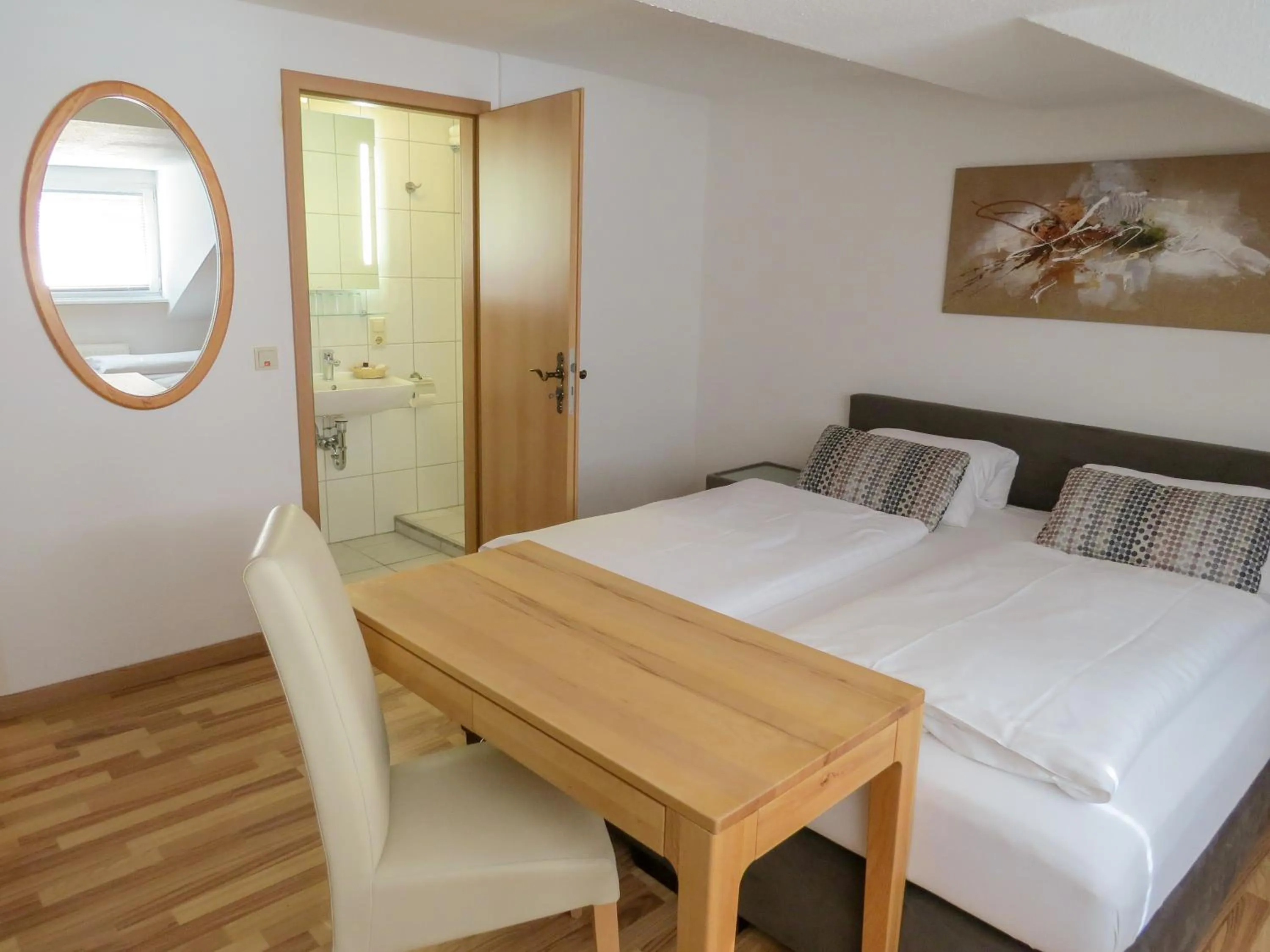 Bed in Hotel Saarblick Mettlach