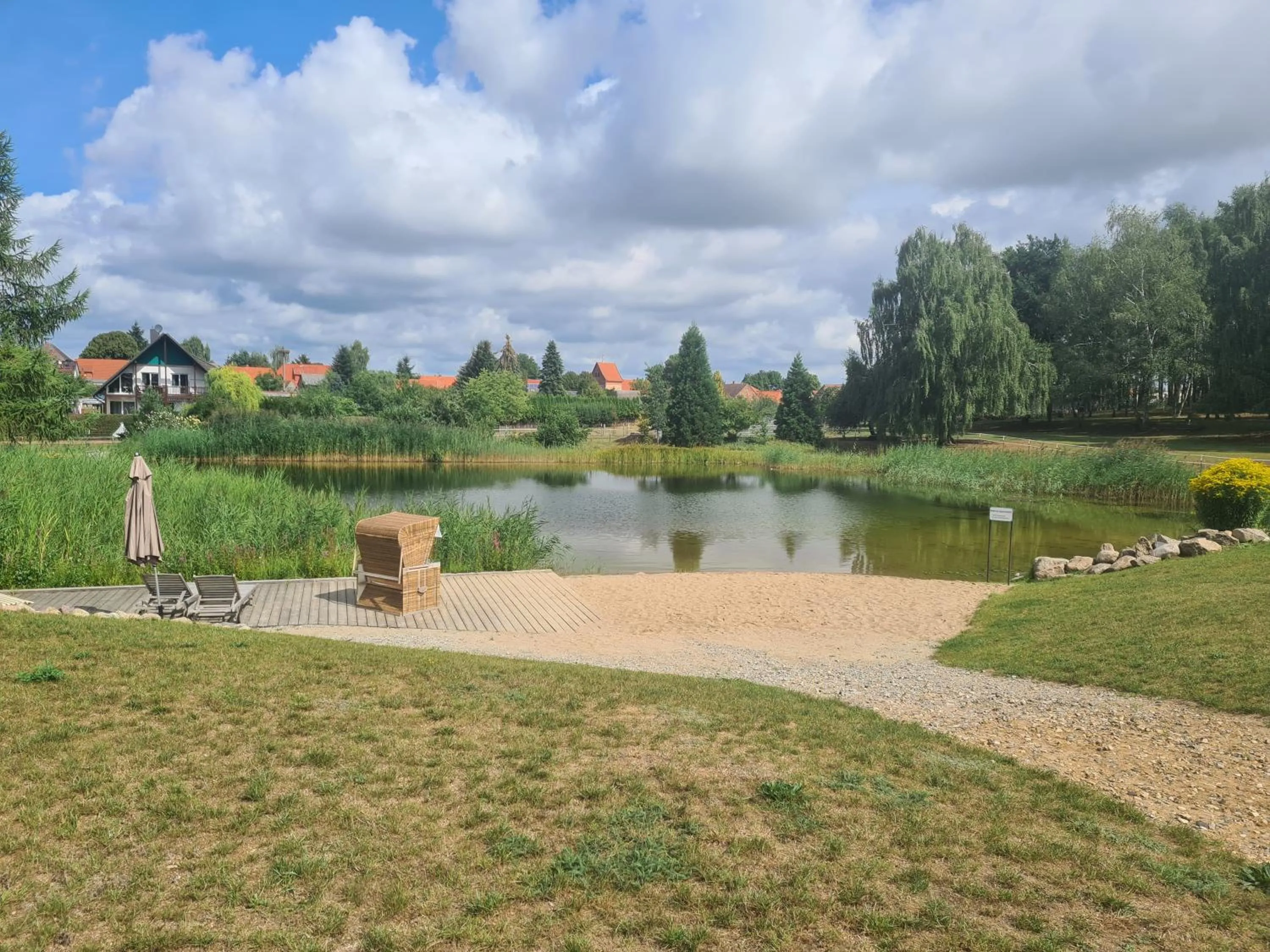 Patio in Kur-& Landhotel Borstel - Treff