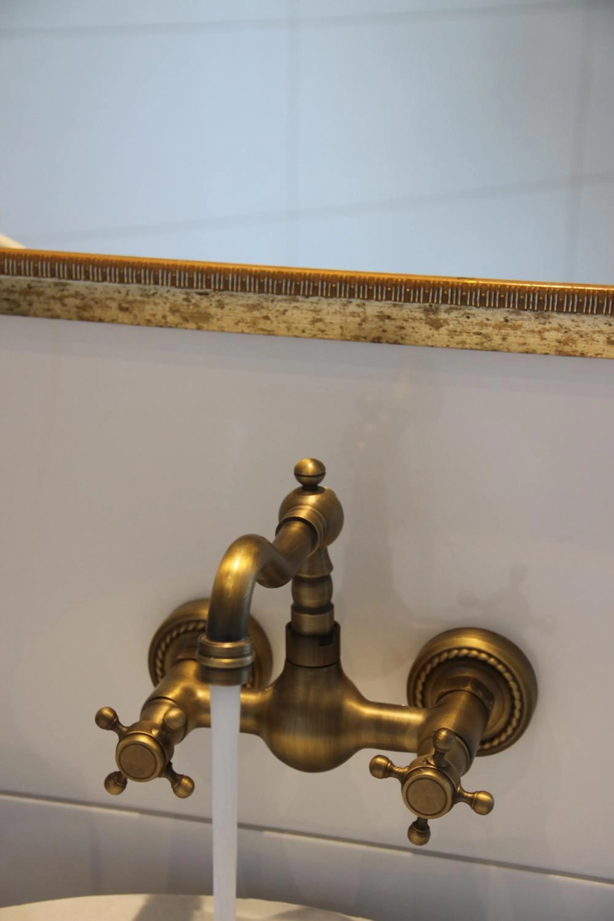 Bathroom in Kur-& Landhotel Borstel - Treff