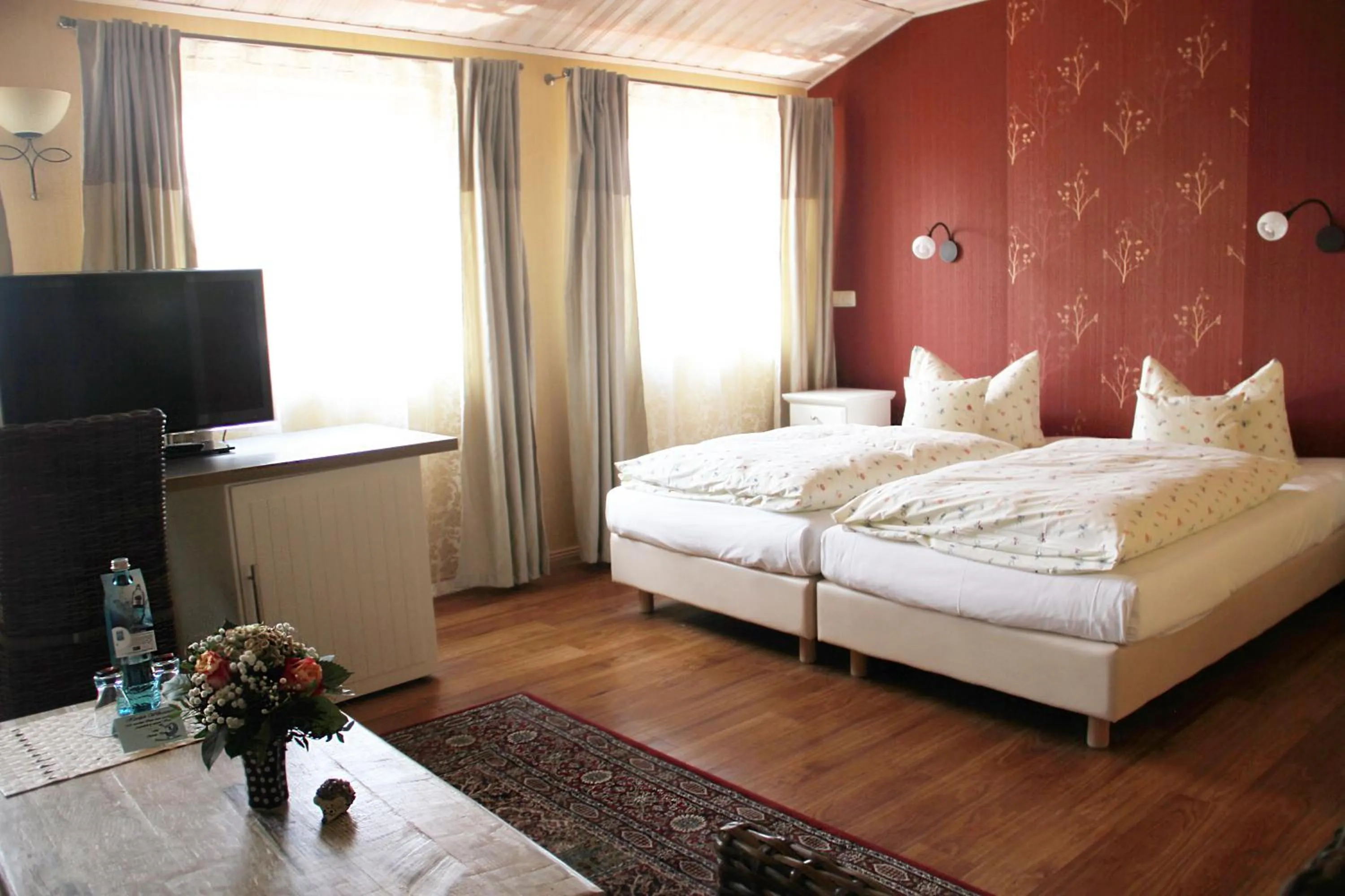 Photo of the whole room, Bed in Kur-& Landhotel Borstel - Treff