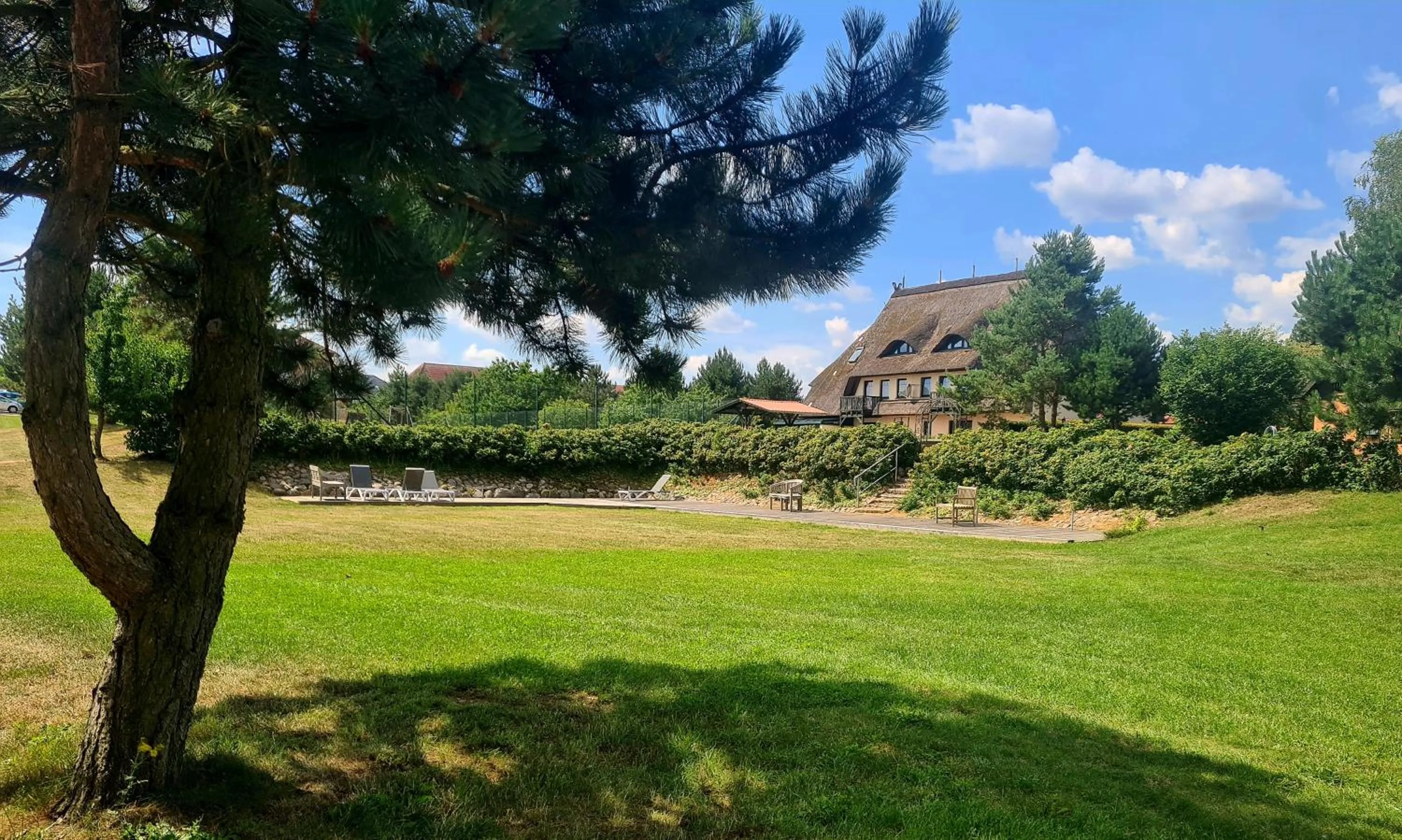 Inner courtyard view in Kur-& Landhotel Borstel - Treff
