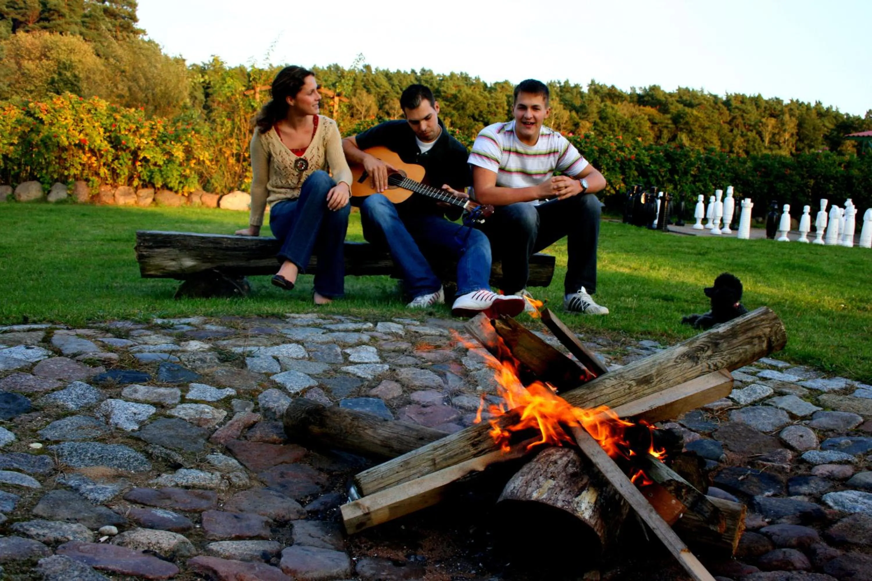 BBQ facilities in Kur-& Landhotel Borstel - Treff