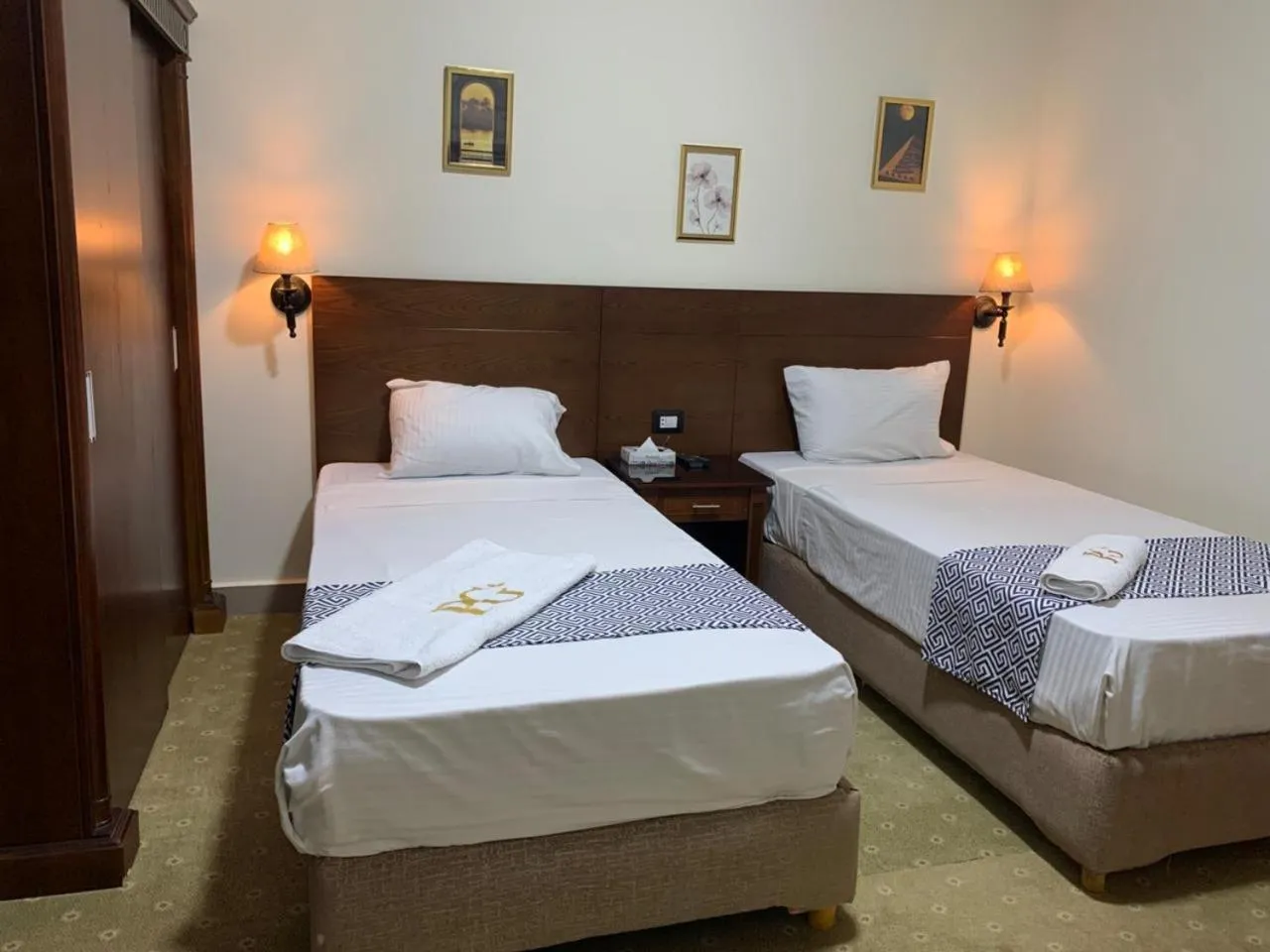 Decorative detail, Bed in Montana Hotel