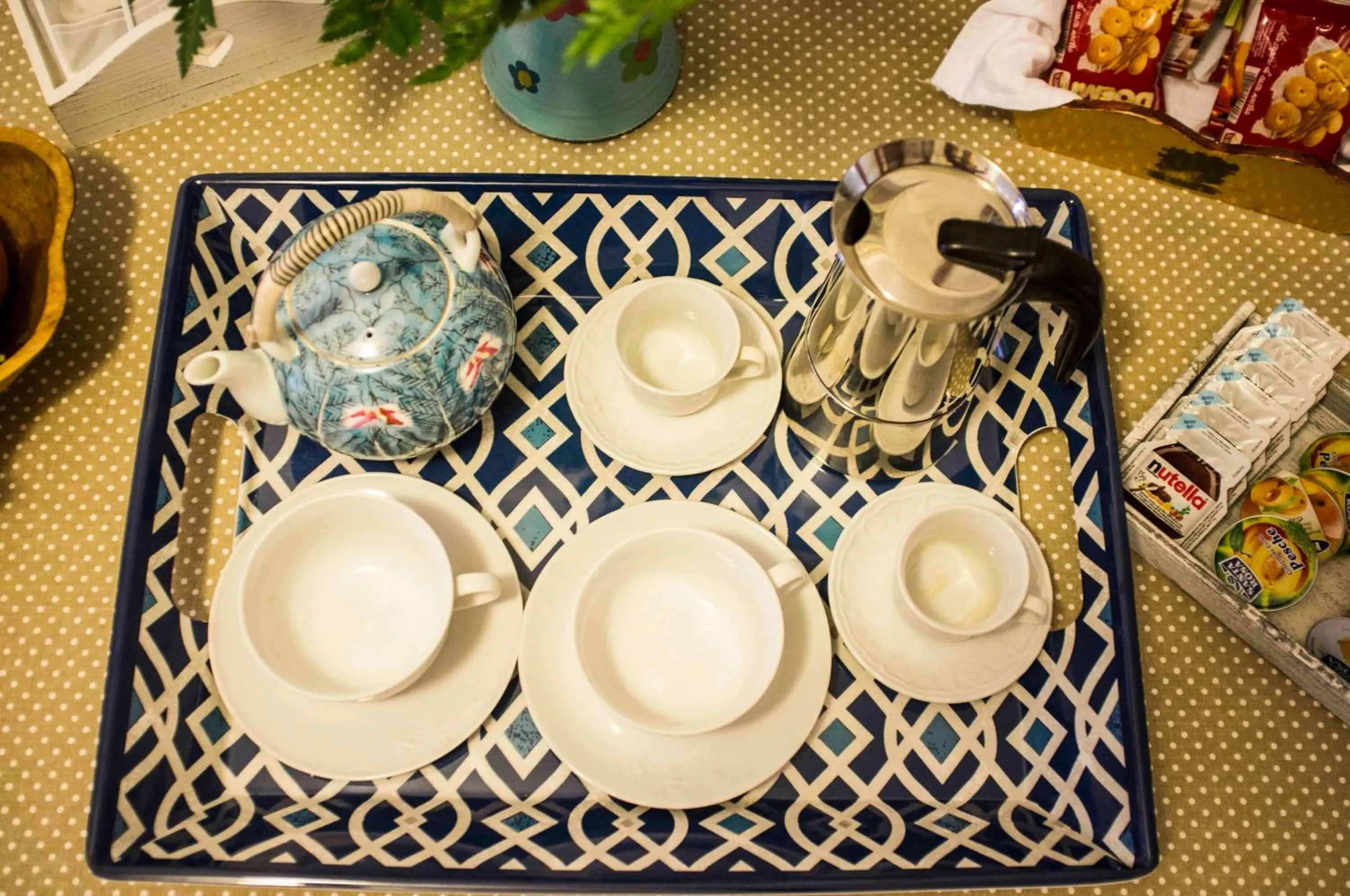 Food and drinks in Villa Apollo B&B