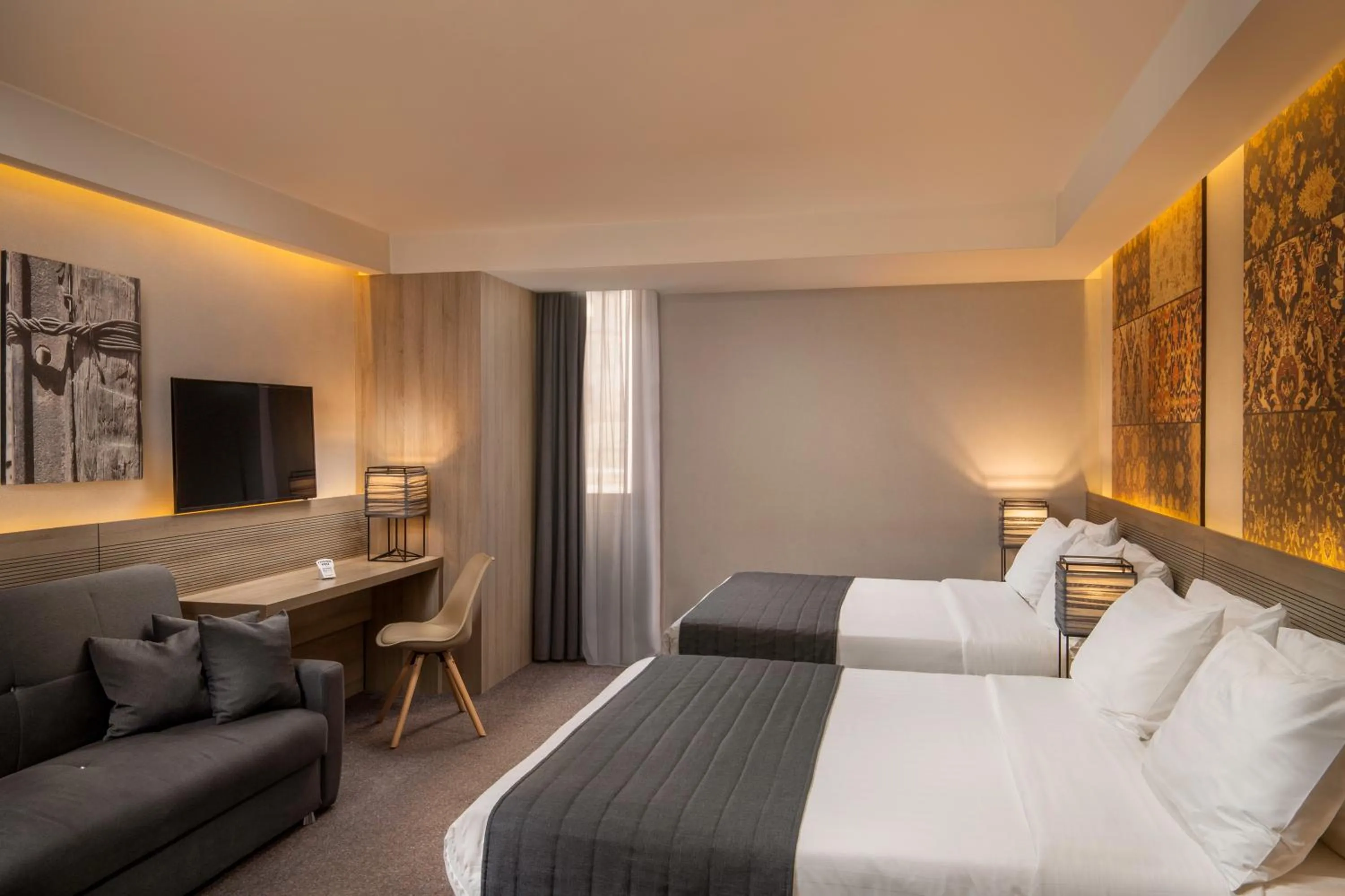 Bed in Republica Hotel Yerevan