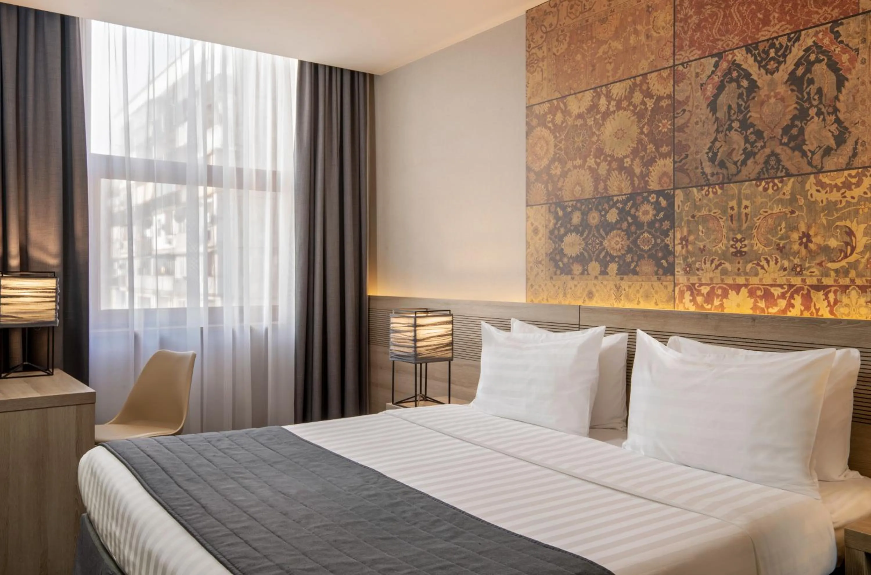 Bed in Republica Hotel Yerevan