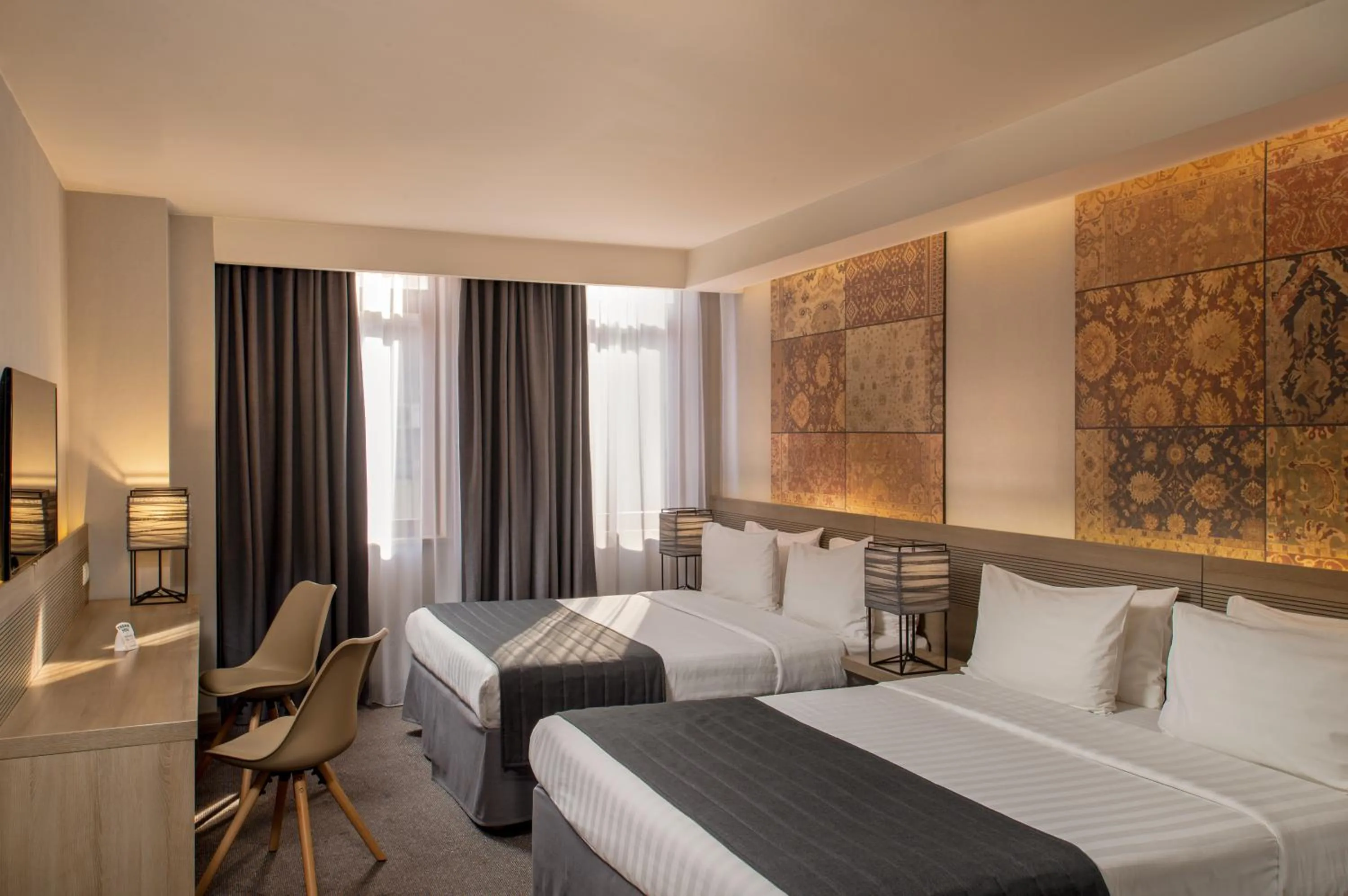 Bed in Republica Hotel Yerevan