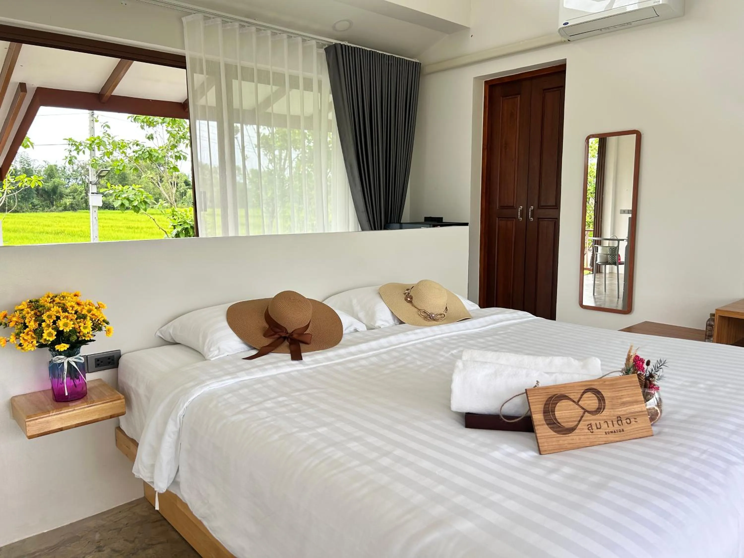 Bedroom, Bed in Sumator Resort Chiangrai สูมาเต๊อะ รีสอร์ท เชียงราย