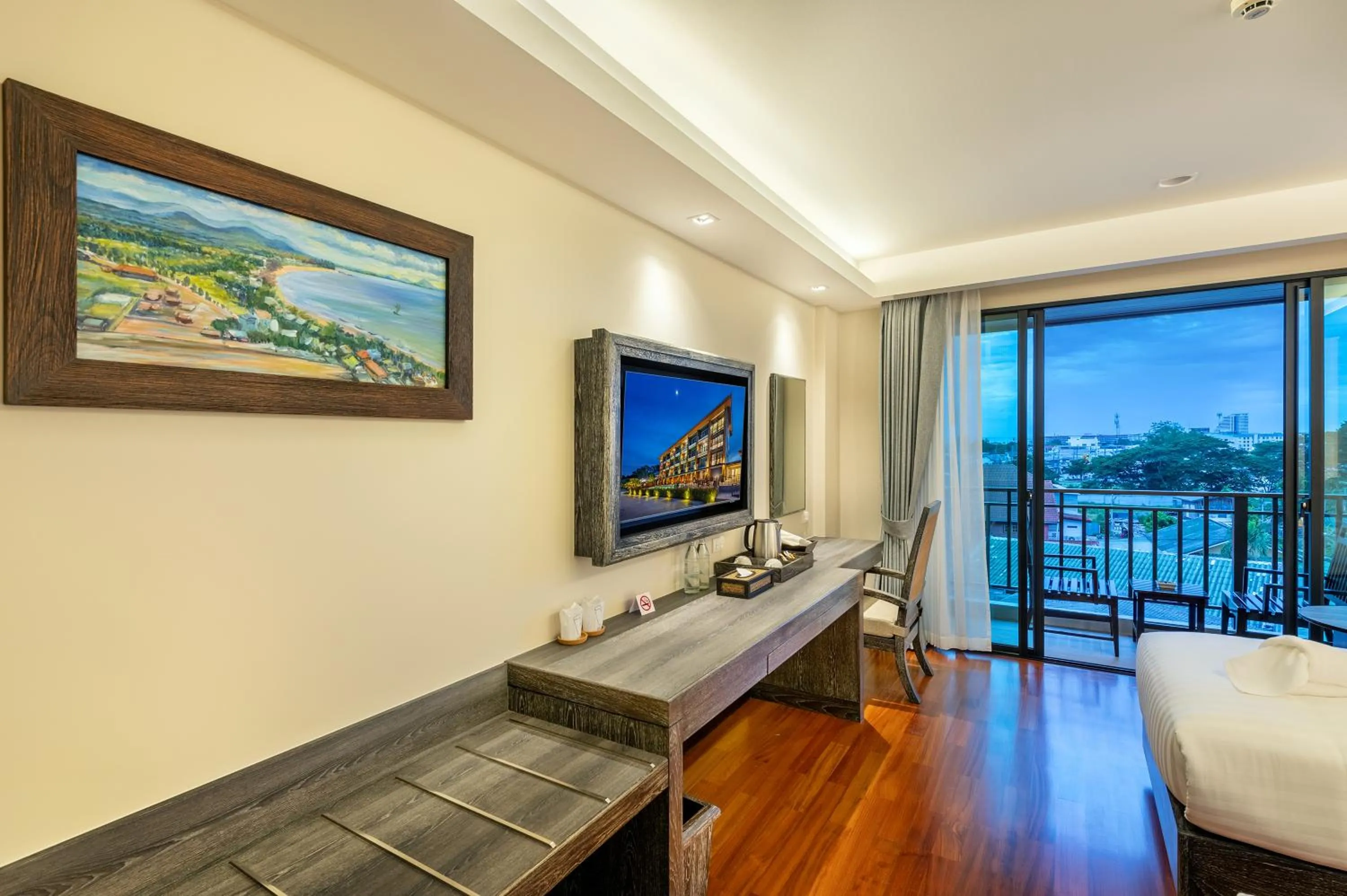 Seating area in Treepana Boutique Hotel, Huahin