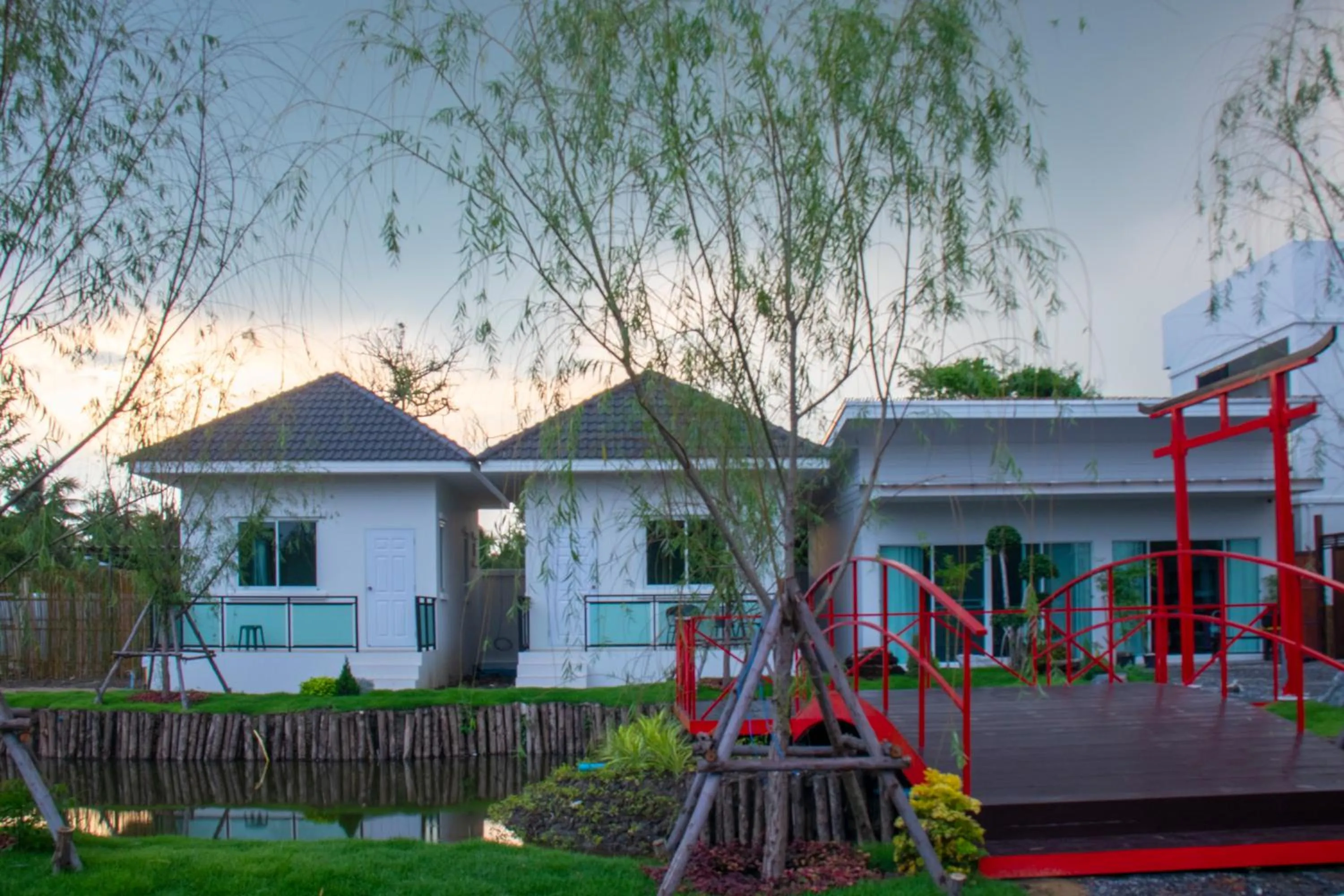 Property building in Yunoya Riverside Villa