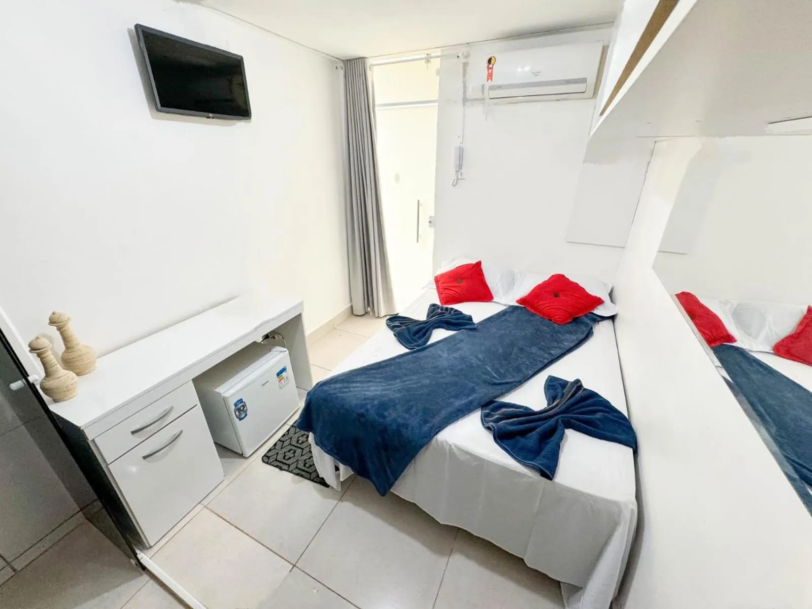 Bed in CASA HOTEL PIRACICABA