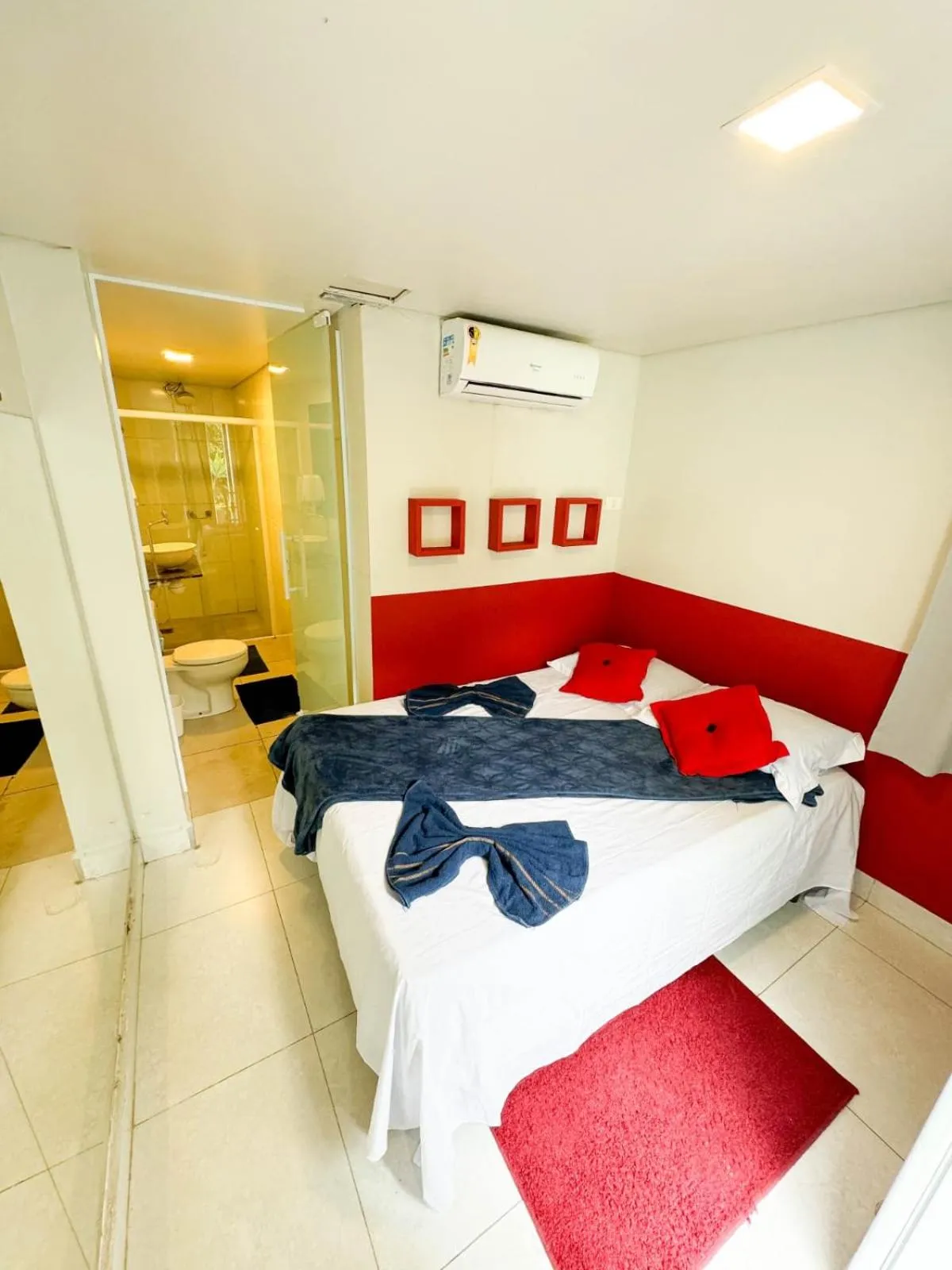 Bed in CASA HOTEL PIRACICABA