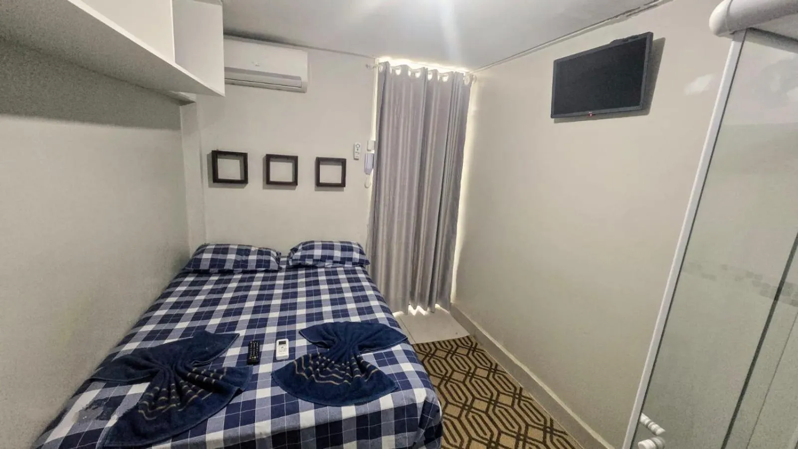 Bed in CASA HOTEL PIRACICABA