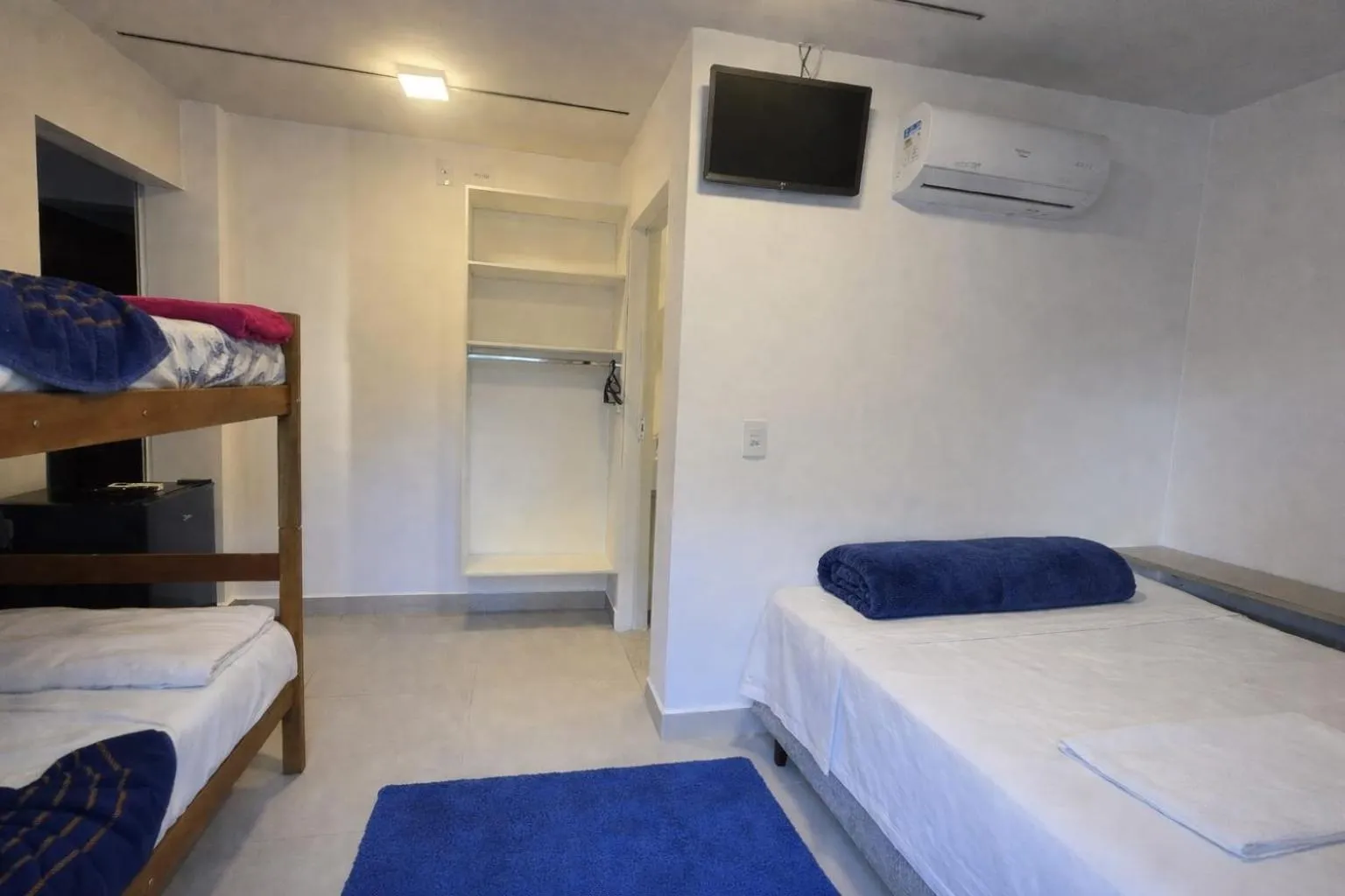 Bed in CASA HOTEL PIRACICABA