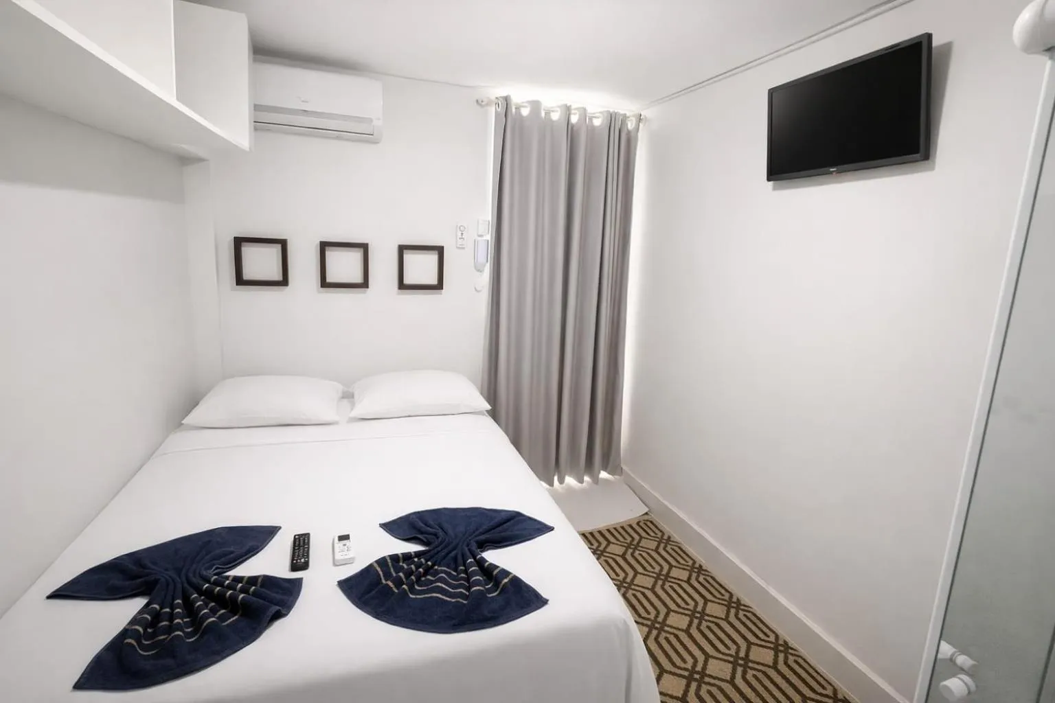 Bed in CASA HOTEL PIRACICABA