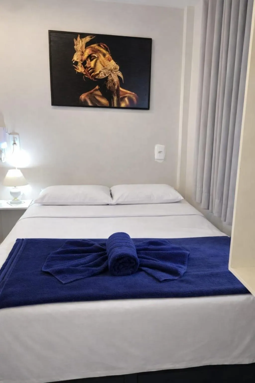 Bed in CASA HOTEL PIRACICABA