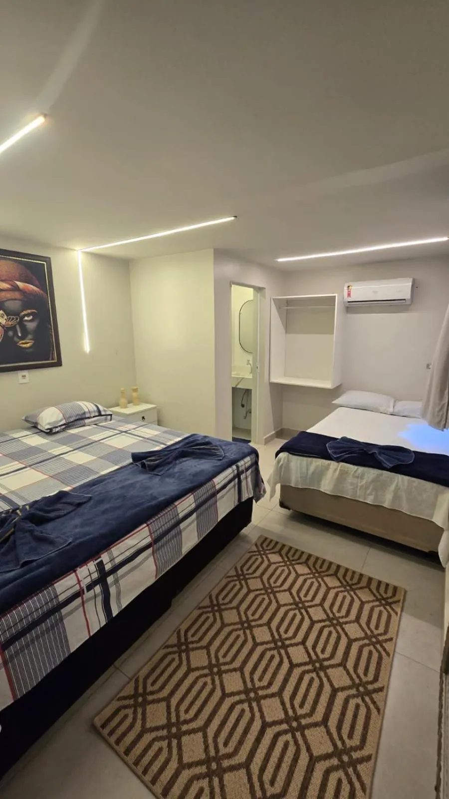 Bed in CASA HOTEL PIRACICABA