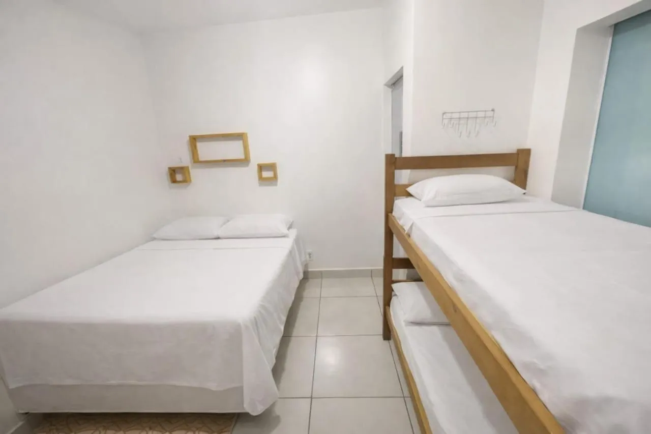 Bed in CASA HOTEL PIRACICABA