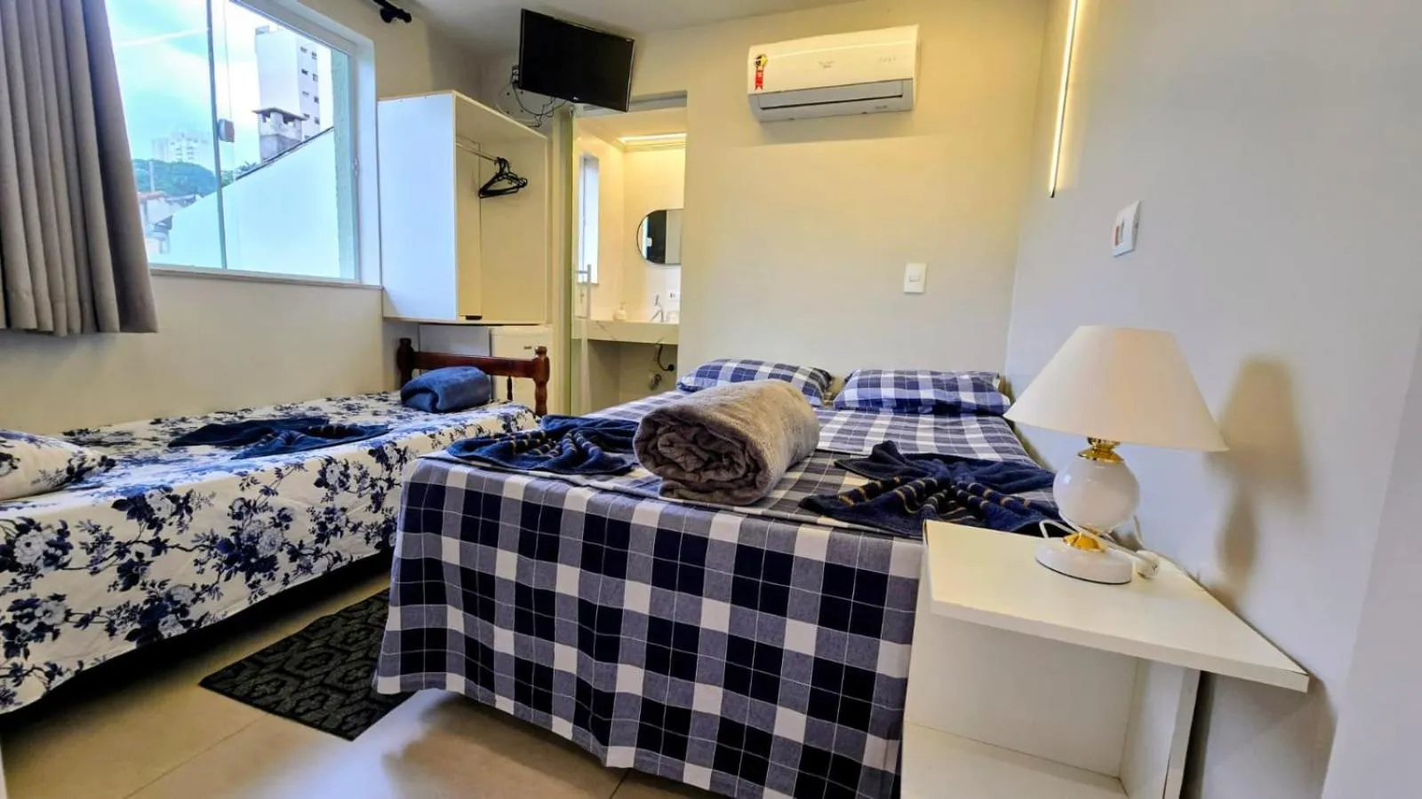 Bed in CASA HOTEL PIRACICABA