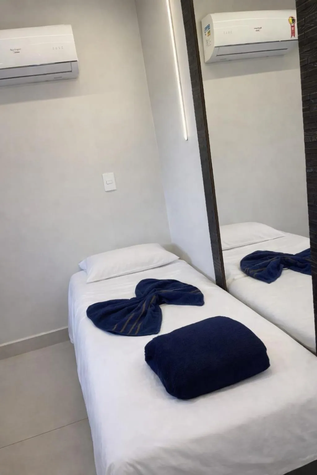 Bed in CASA HOTEL PIRACICABA