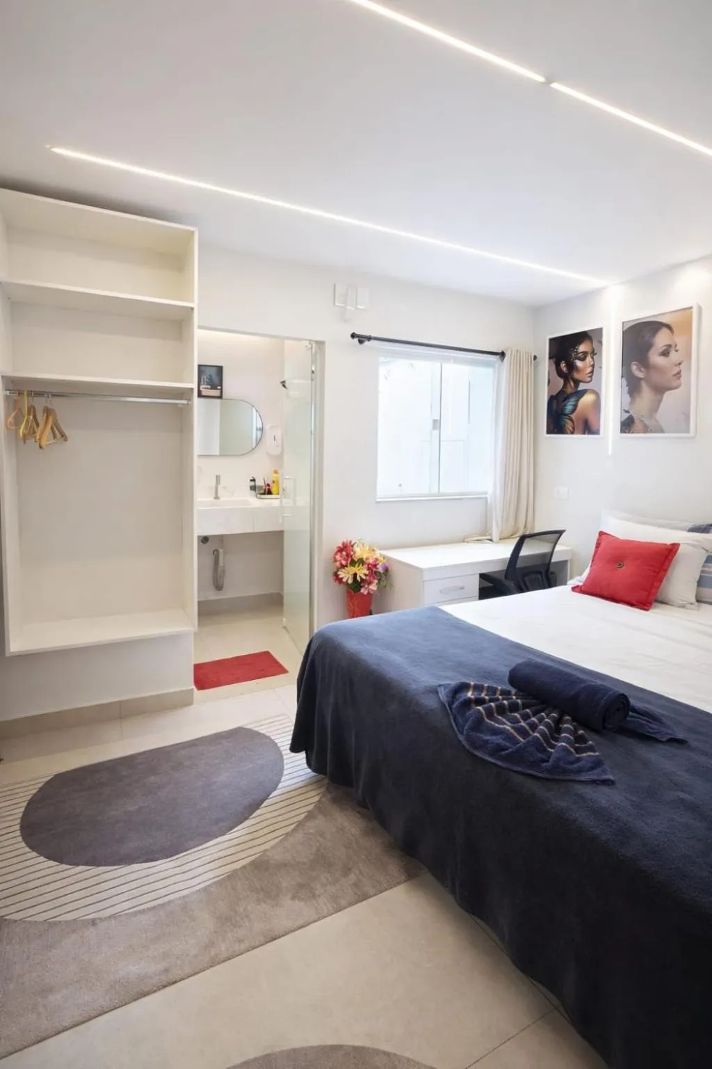 Bed in CASA HOTEL PIRACICABA