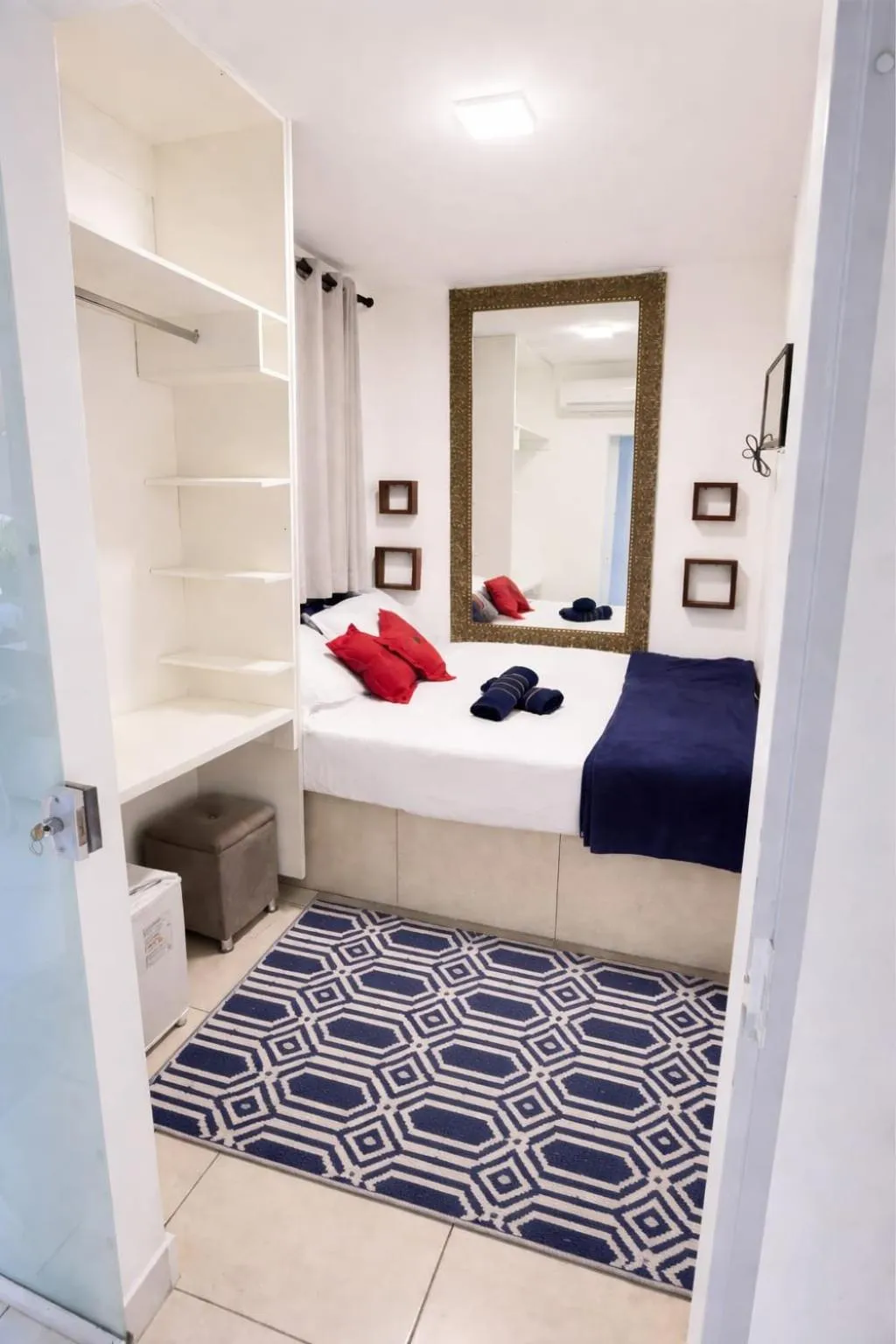 Bed in CASA HOTEL PIRACICABA