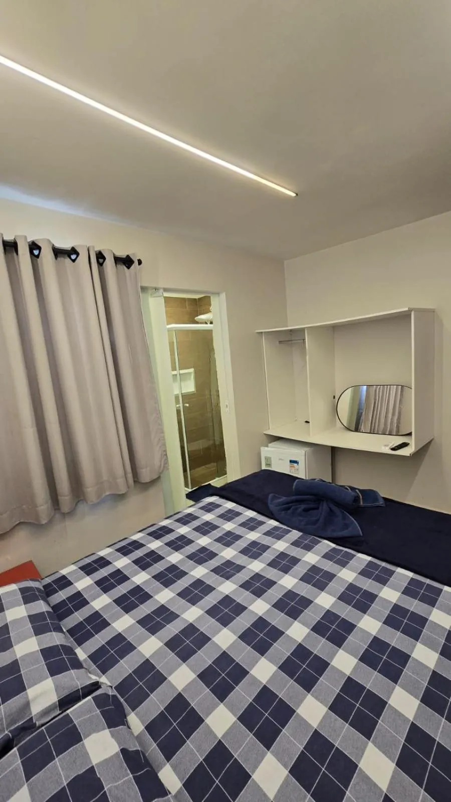 Bed in CASA HOTEL PIRACICABA