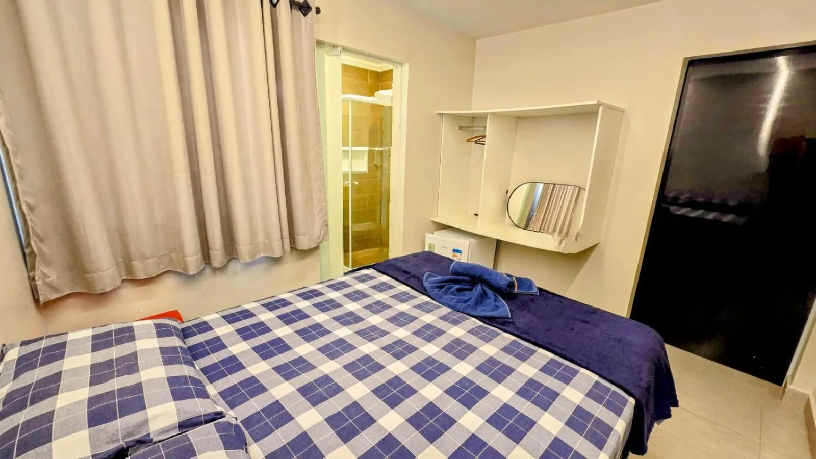 Bed in CASA HOTEL PIRACICABA