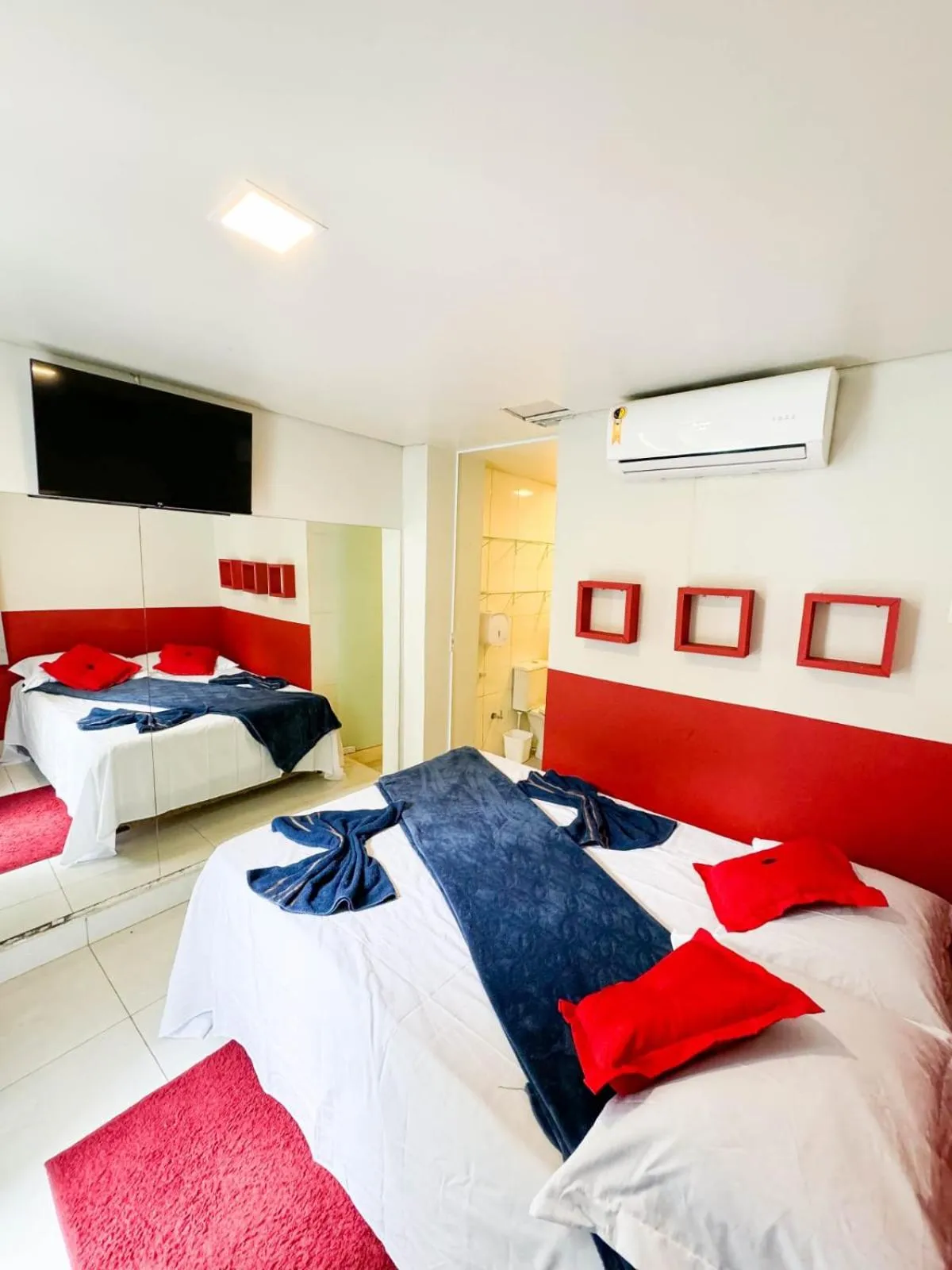 Bed in CASA HOTEL PIRACICABA