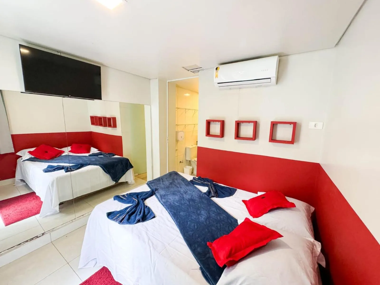 Bed in CASA HOTEL PIRACICABA