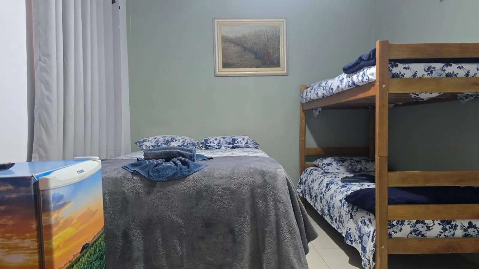 Bed in CASA HOTEL PIRACICABA