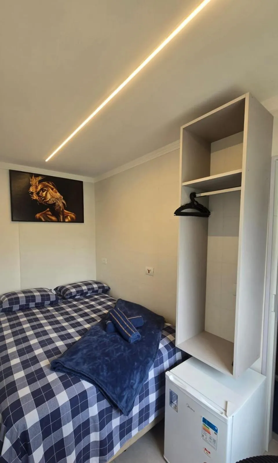 Bed in CASA HOTEL PIRACICABA