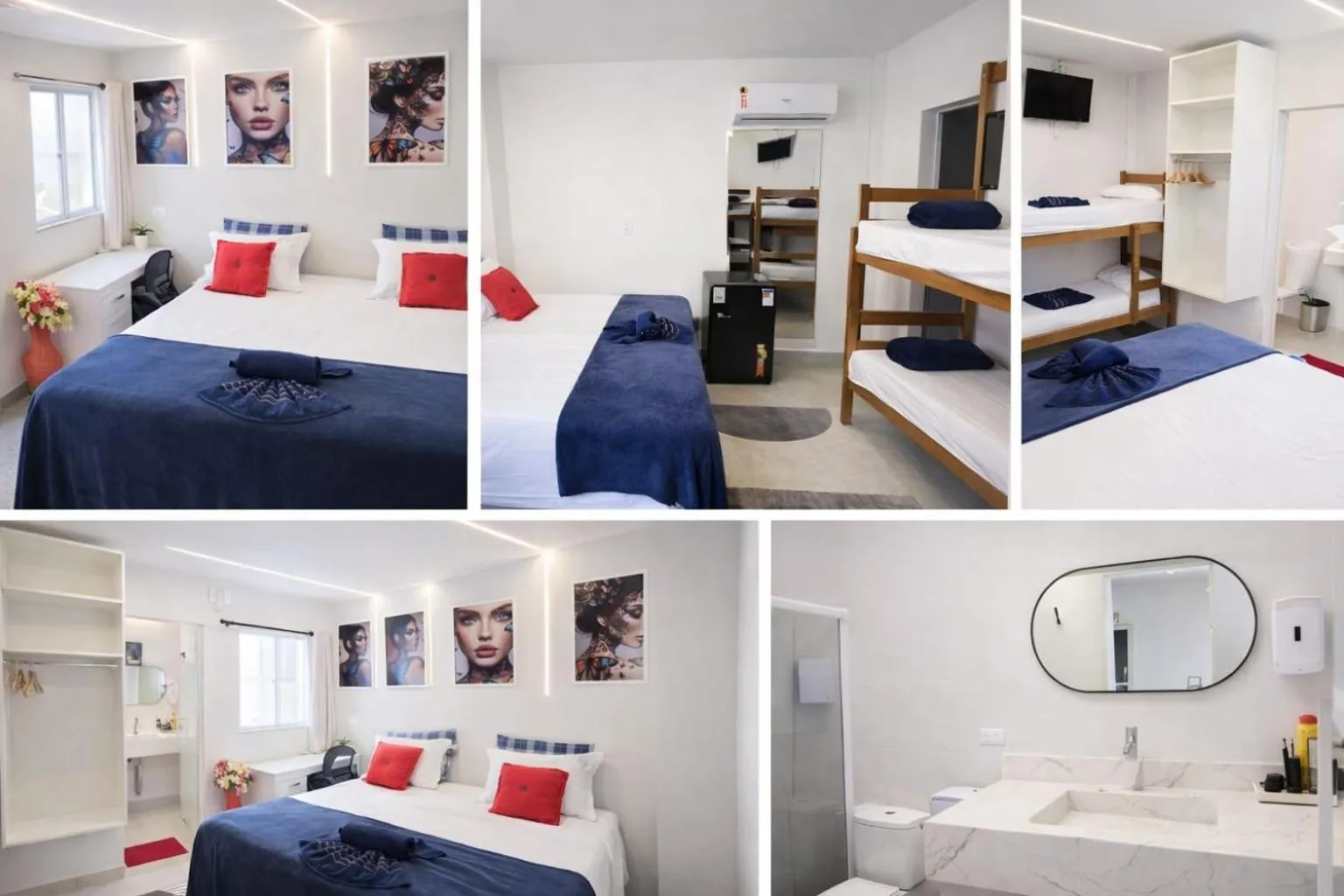 Bed in CASA HOTEL PIRACICABA