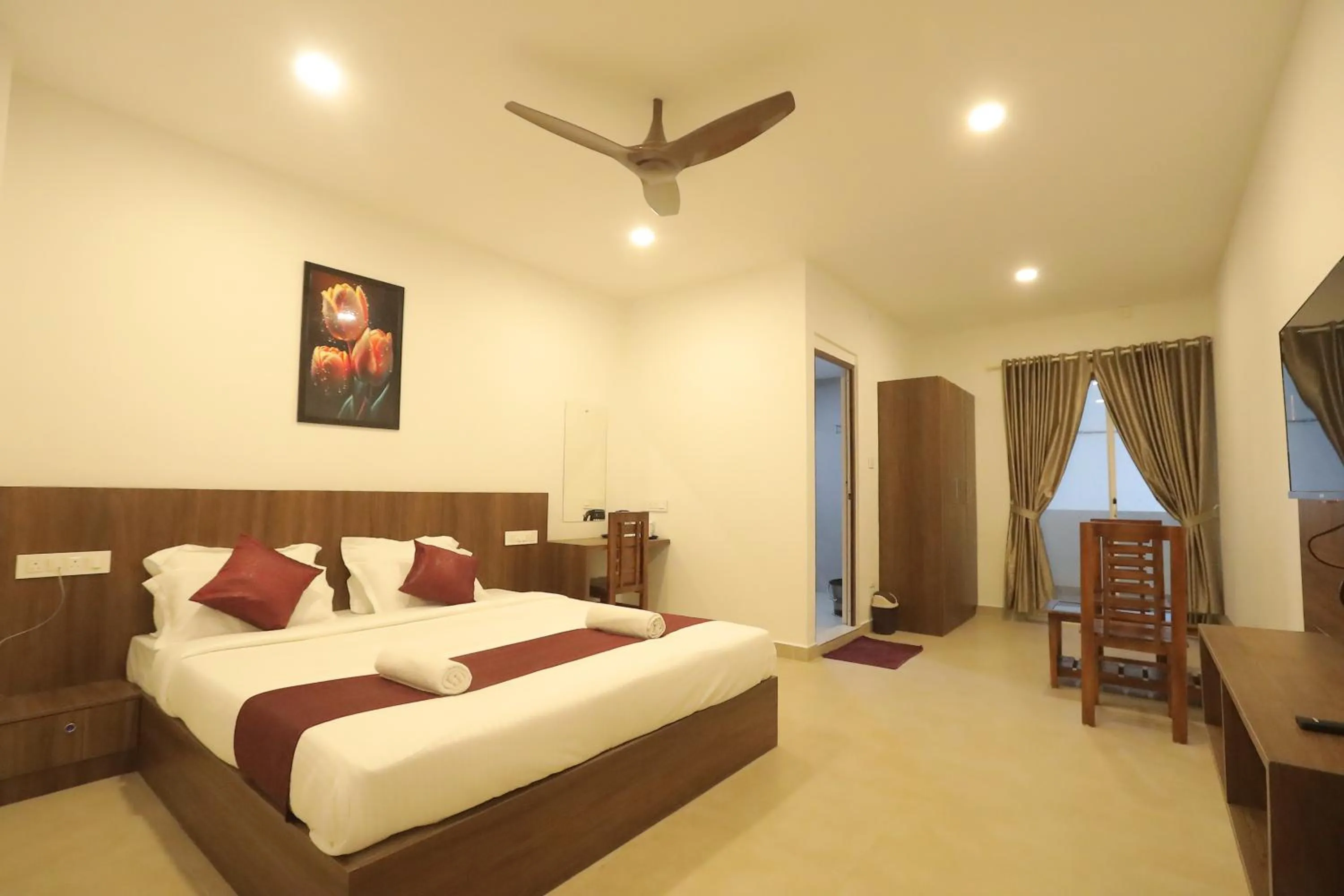 Bed in Hotel Dream Suite, Kattappana