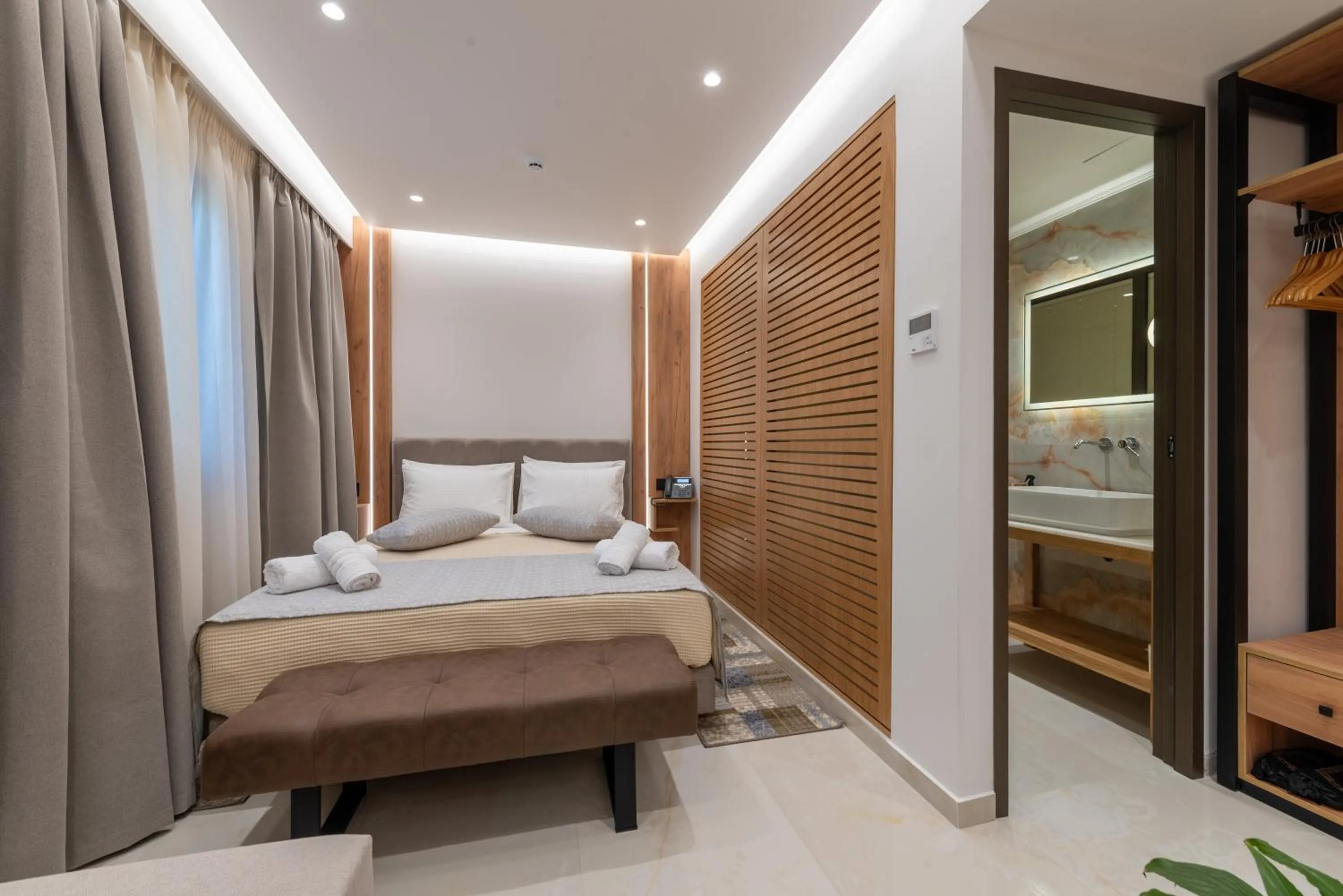 Bed in The Wine Hotel