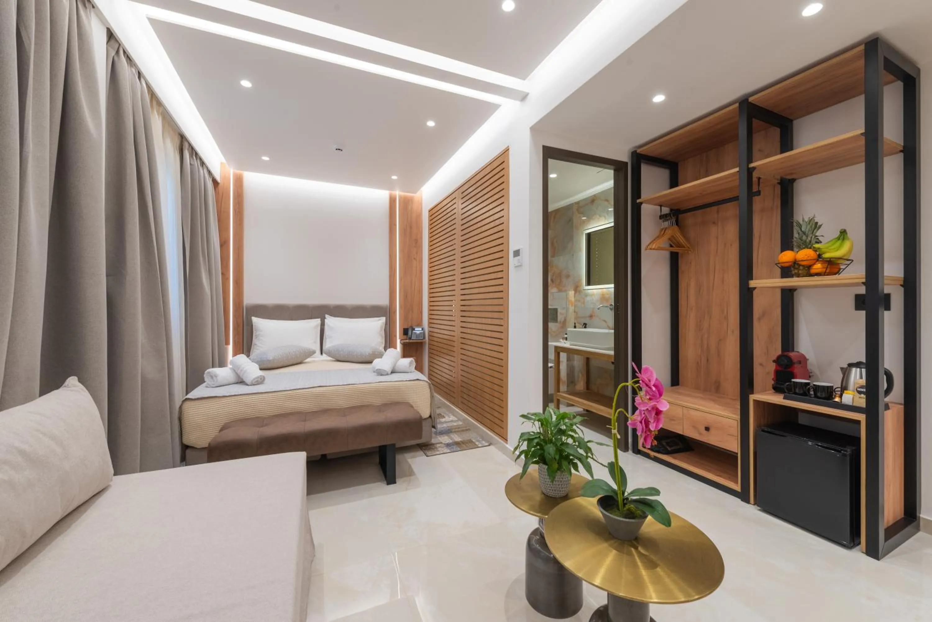 Bed in The Wine Hotel