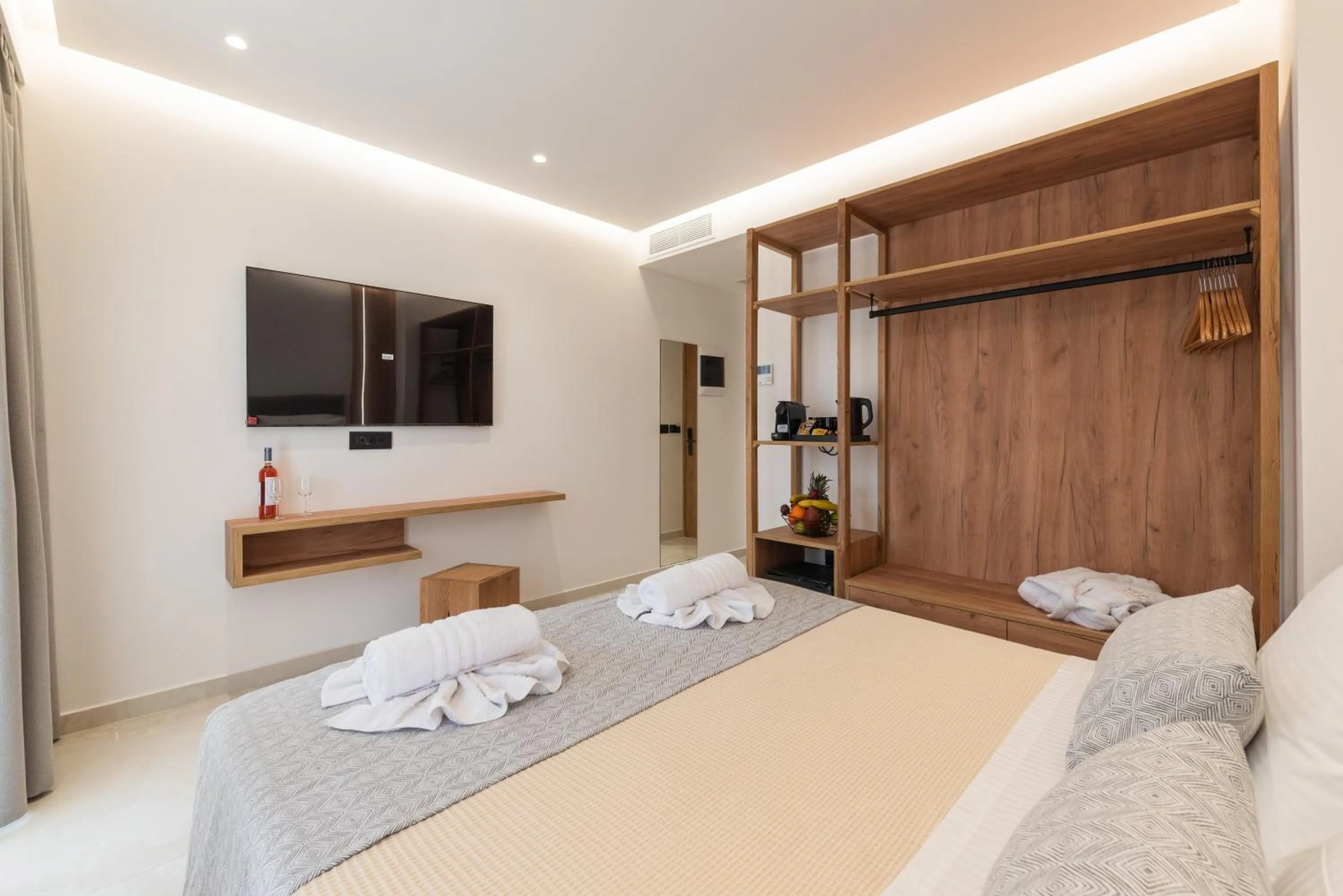 Bed in The Wine Hotel