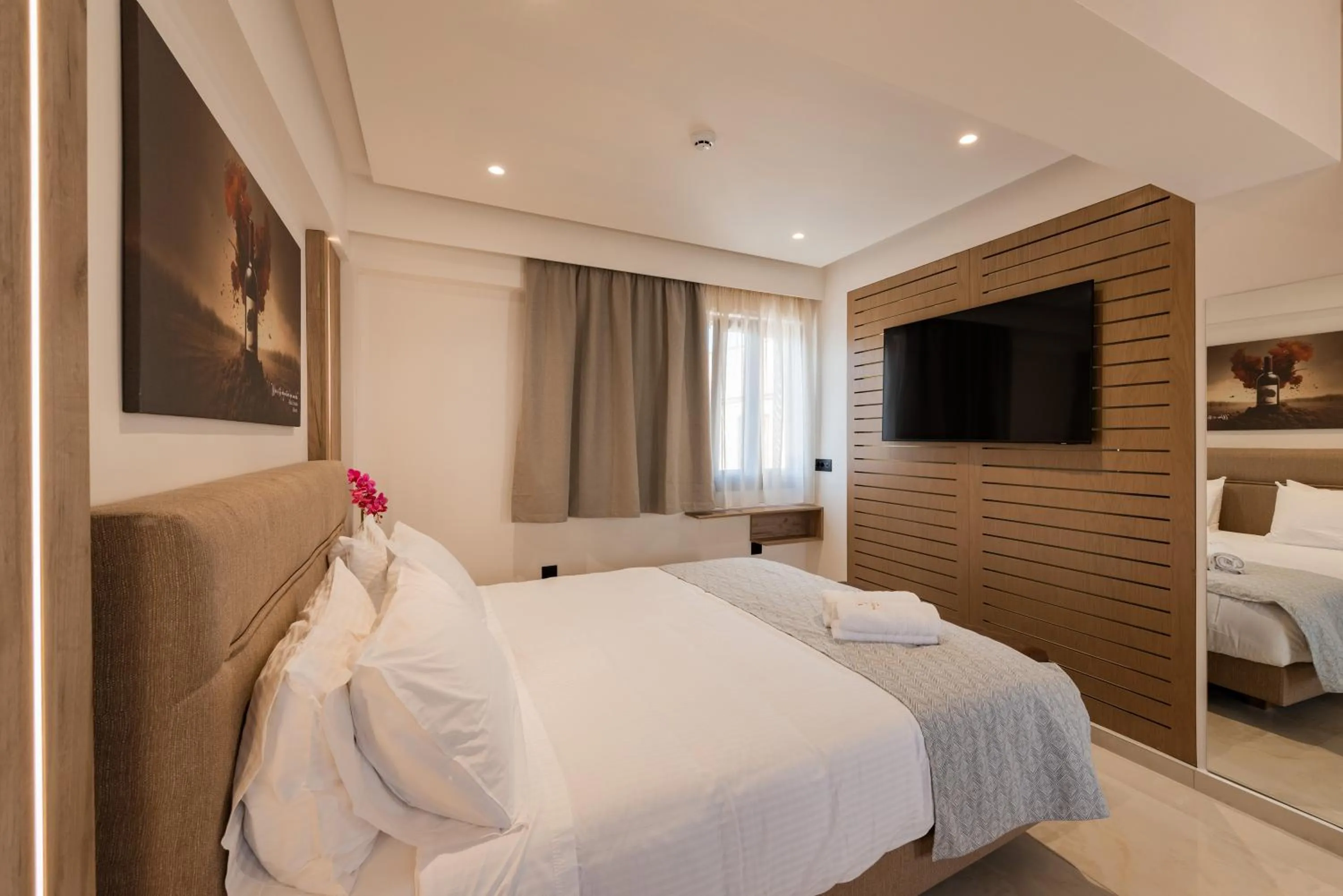 Bed in The Wine Hotel