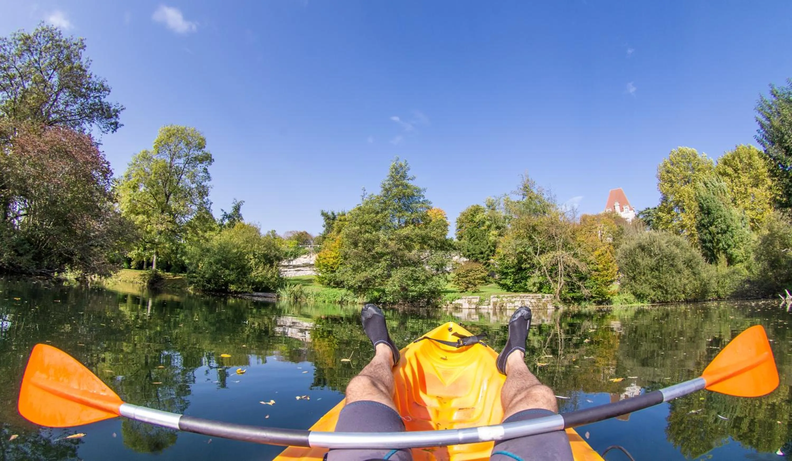 Canoeing in L'Ancienne Distillerie