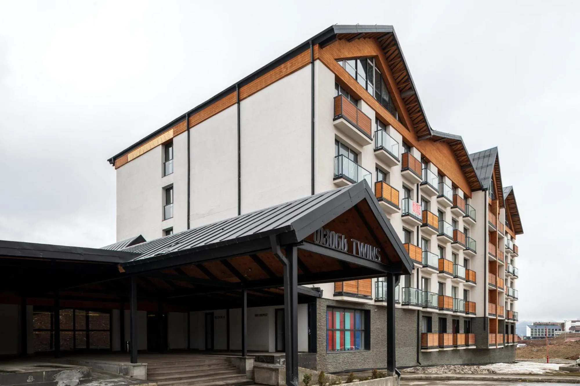 Property building in Gudauri Ski Resort - Twins Apartments