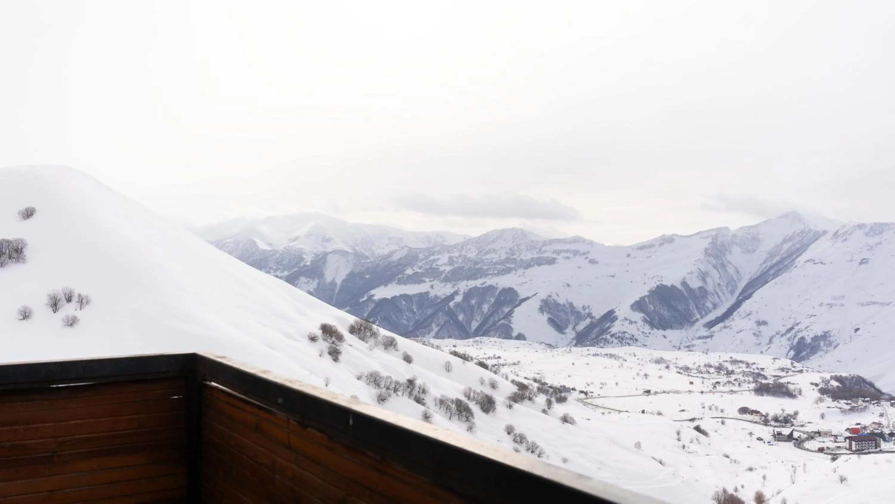 Balcony/Terrace in Gudauri Ski Resort - Twins Apartments