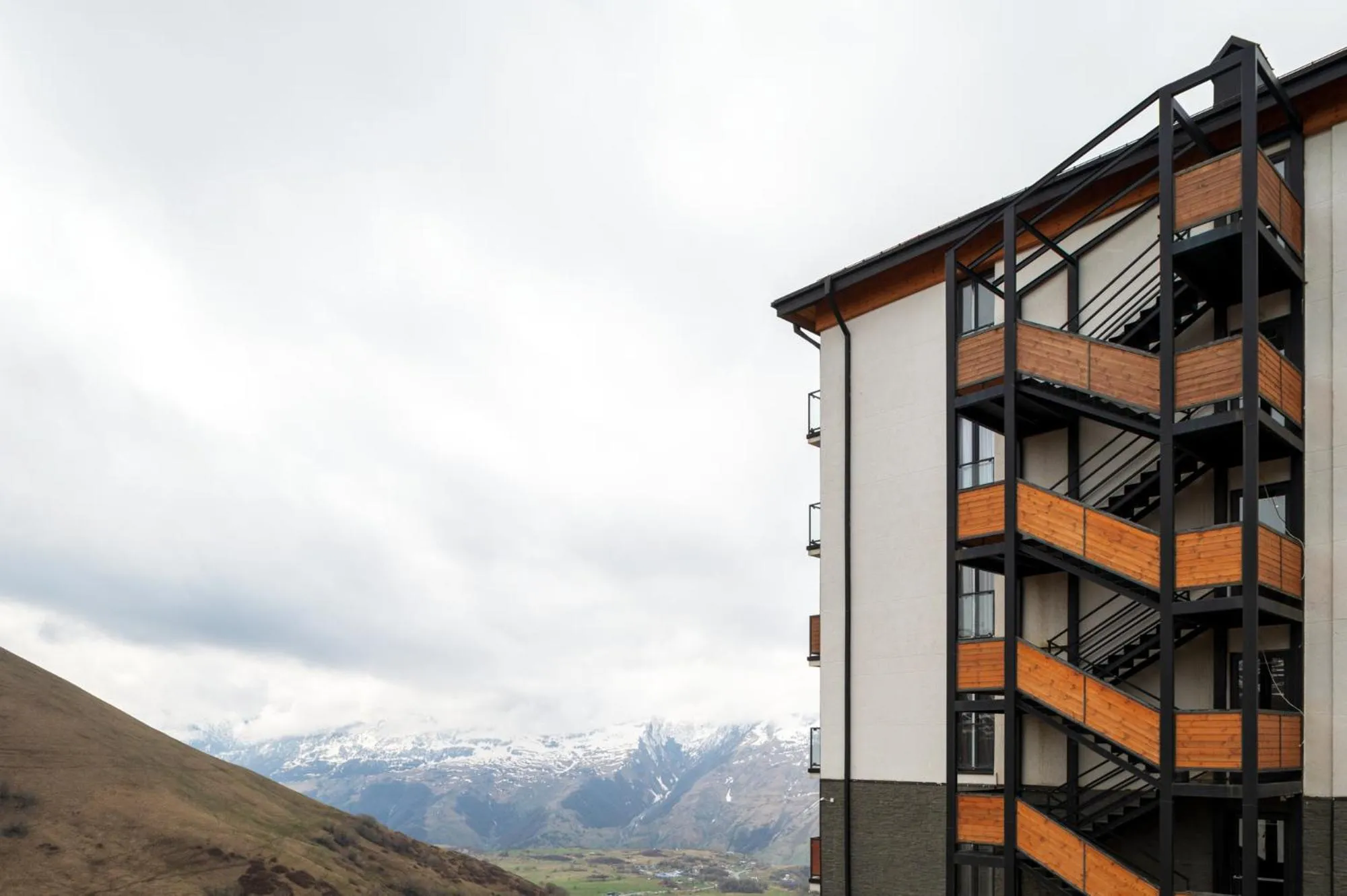 Property building in Gudauri Ski Resort - Twins Apartments