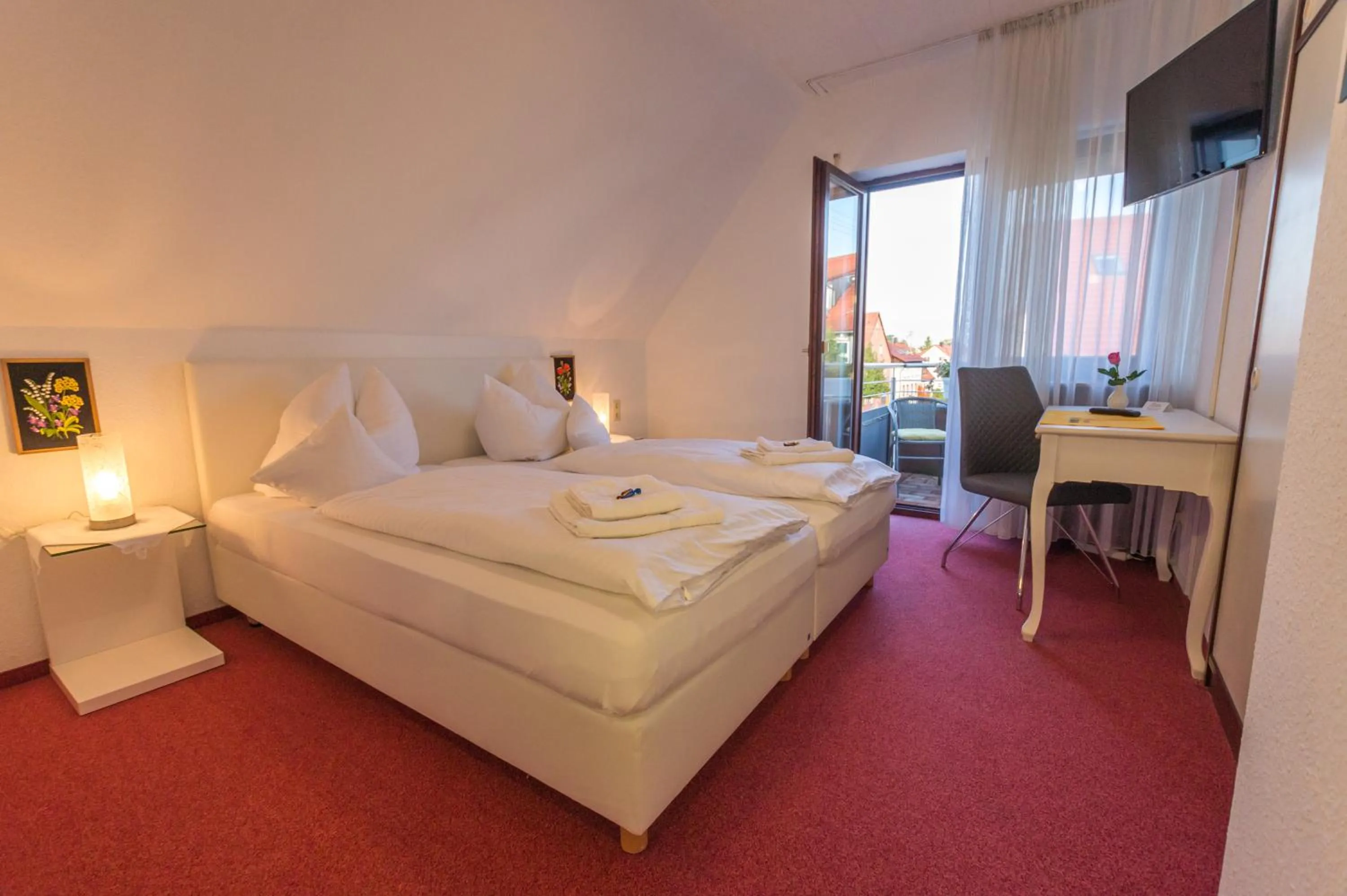 Photo of the whole room, Bed in Hotel Rosengarten