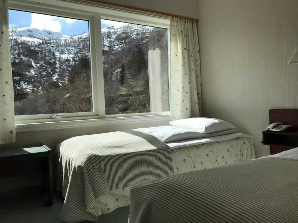 Bedroom, Bed in Stalheim Hotel