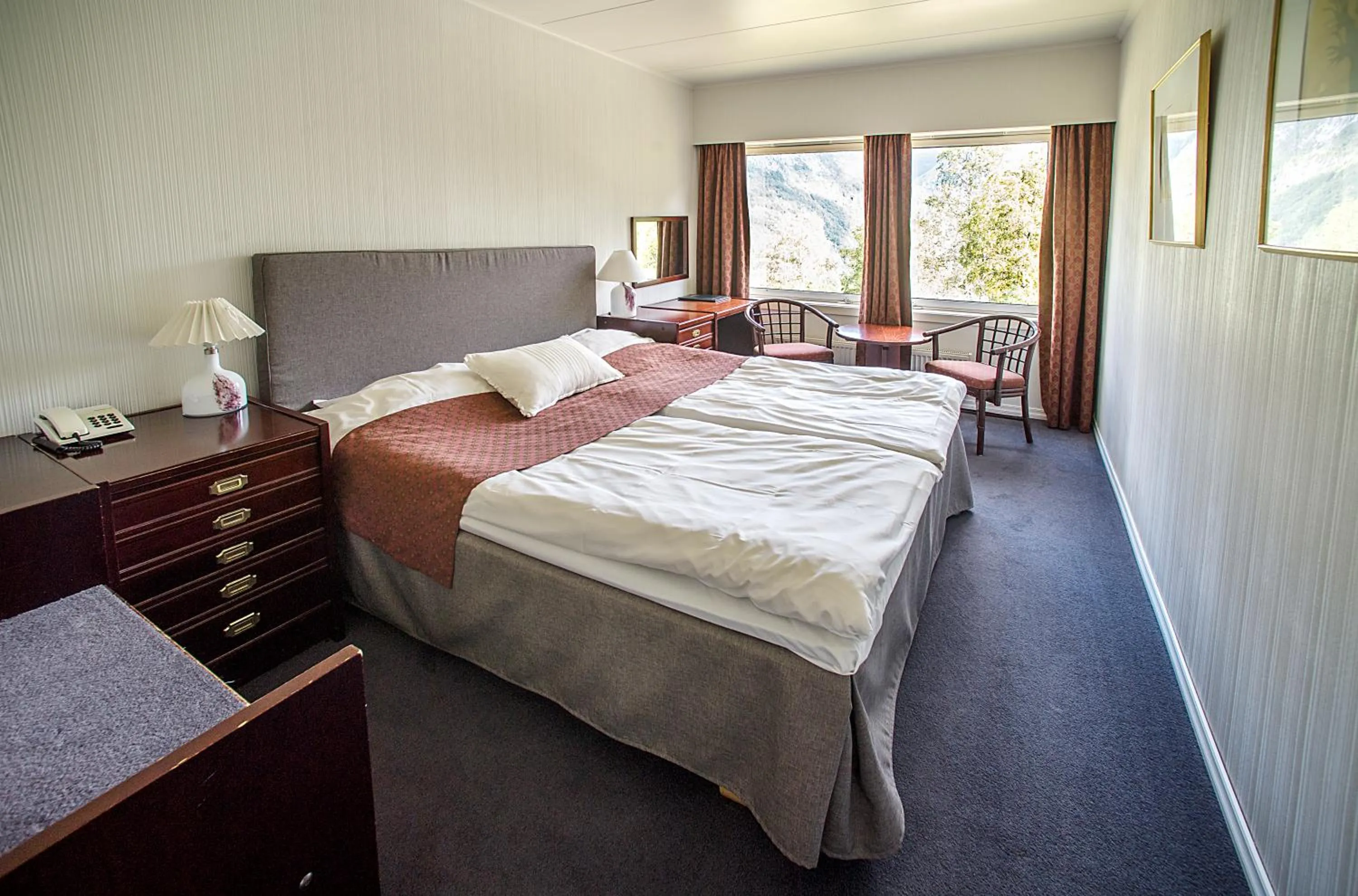 Bedroom, Bed in Stalheim Hotel