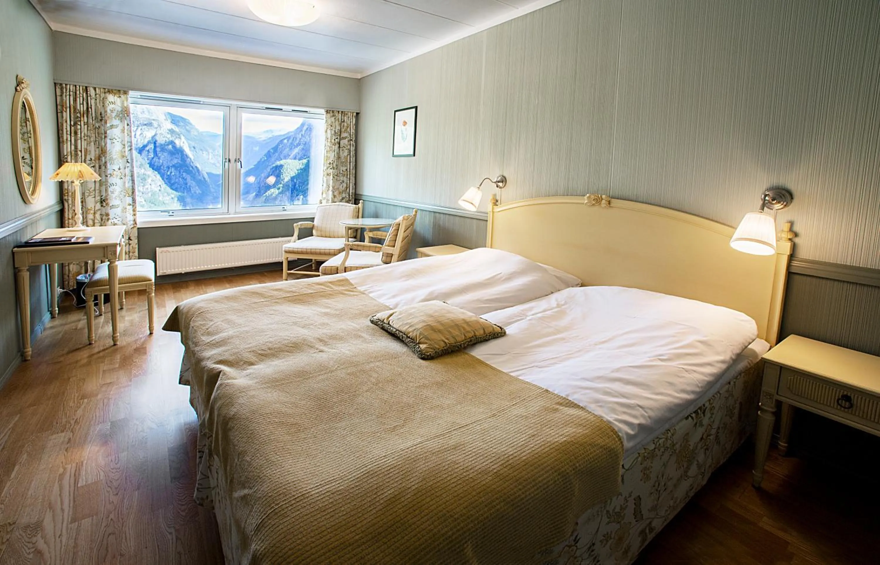Bedroom, Bed in Stalheim Hotel