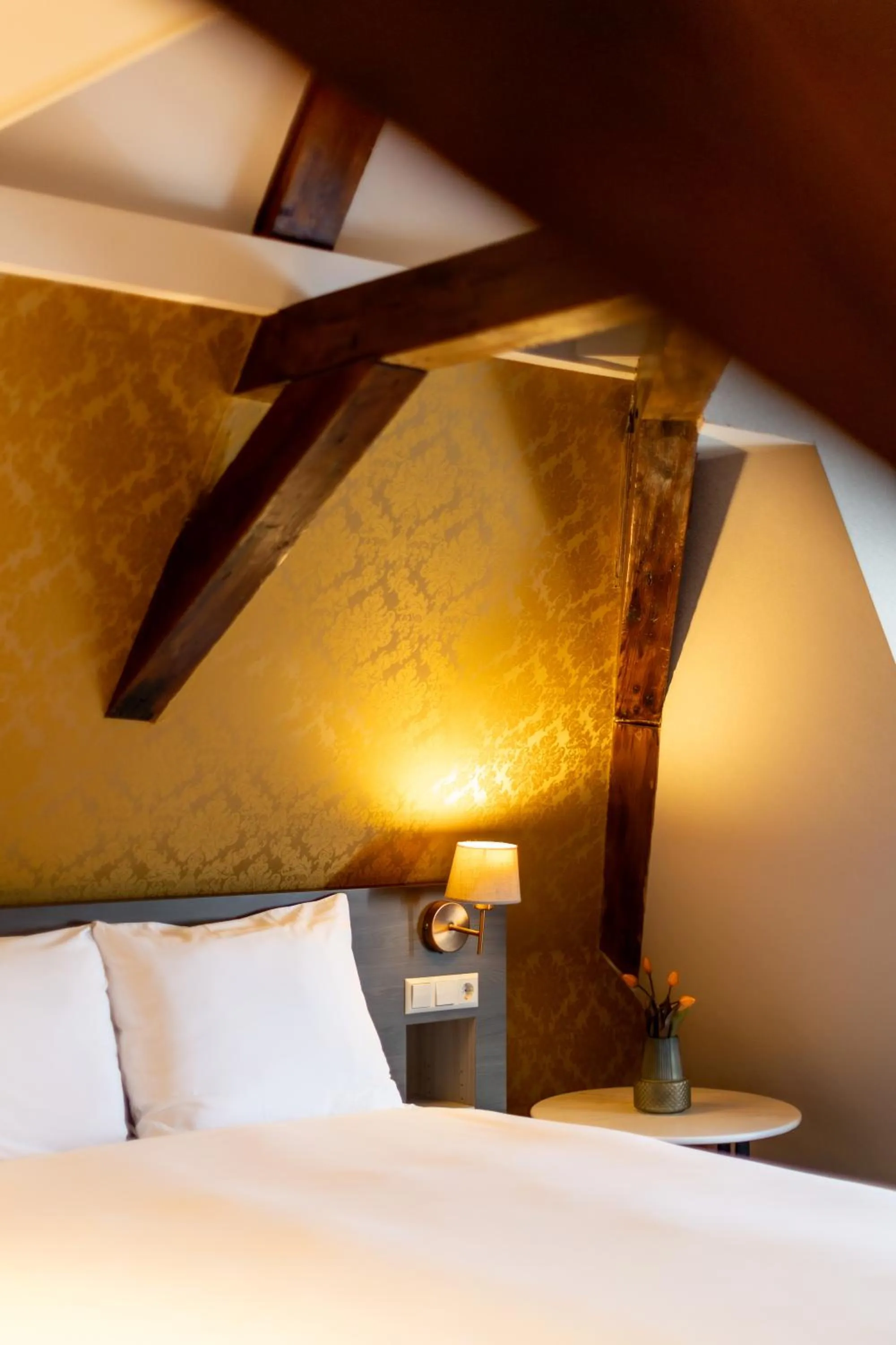 Bed in Dream Hotel Amsterdam