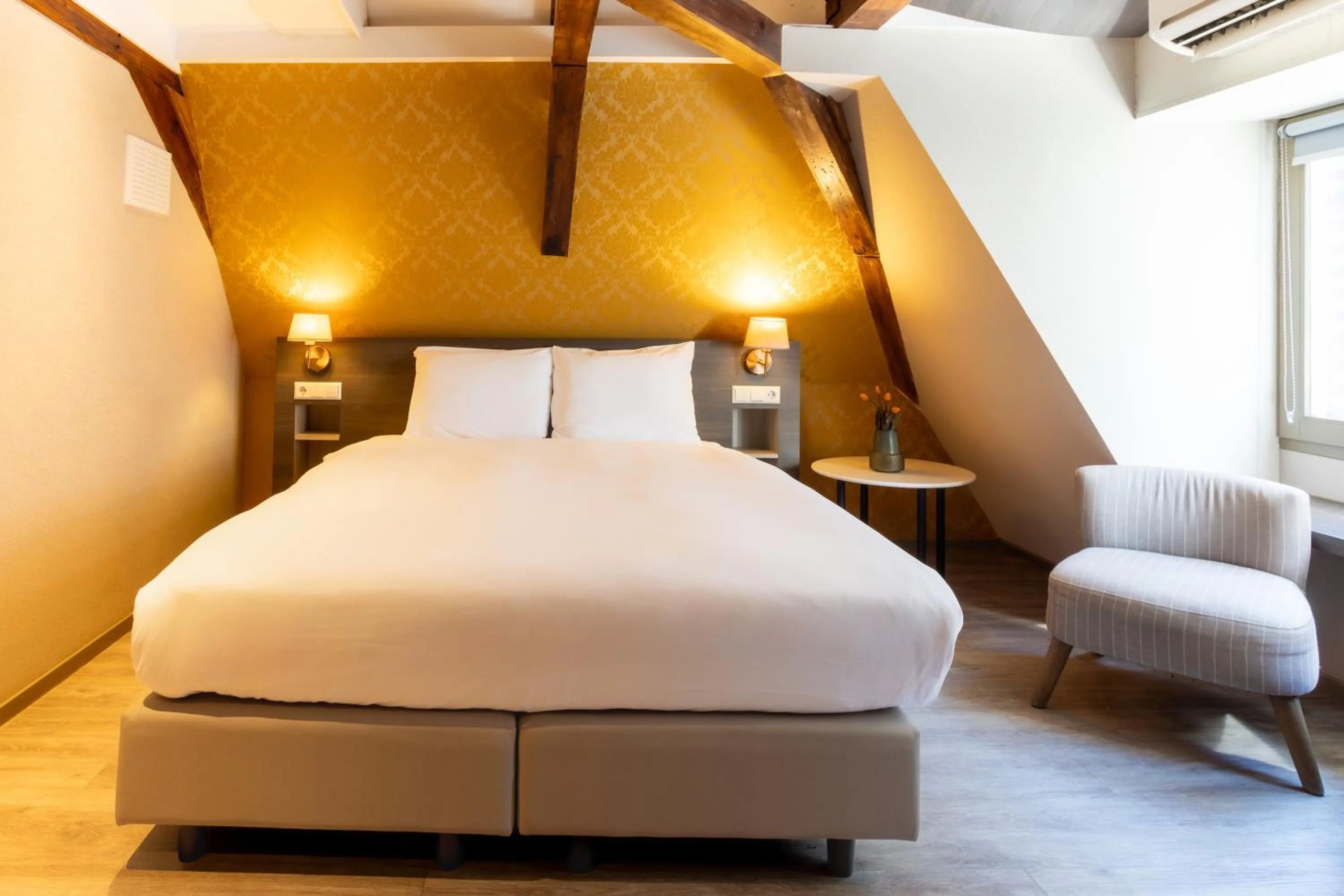 Bed in Dream Hotel Amsterdam