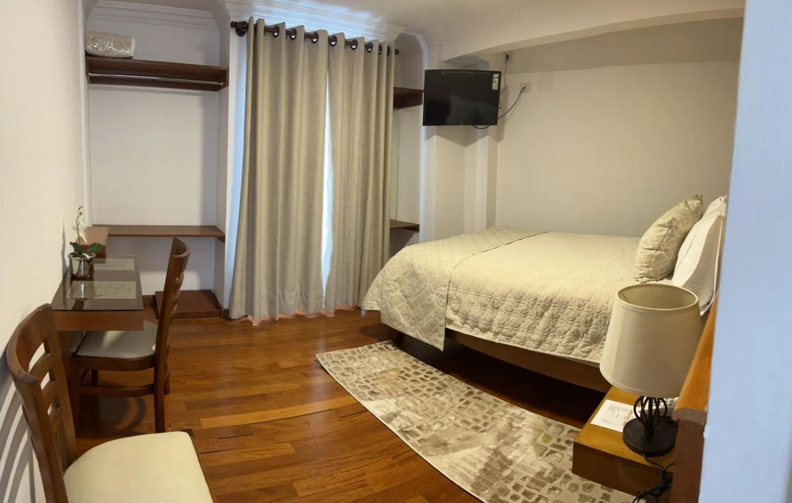 Bed in VIRREYES HOTEL