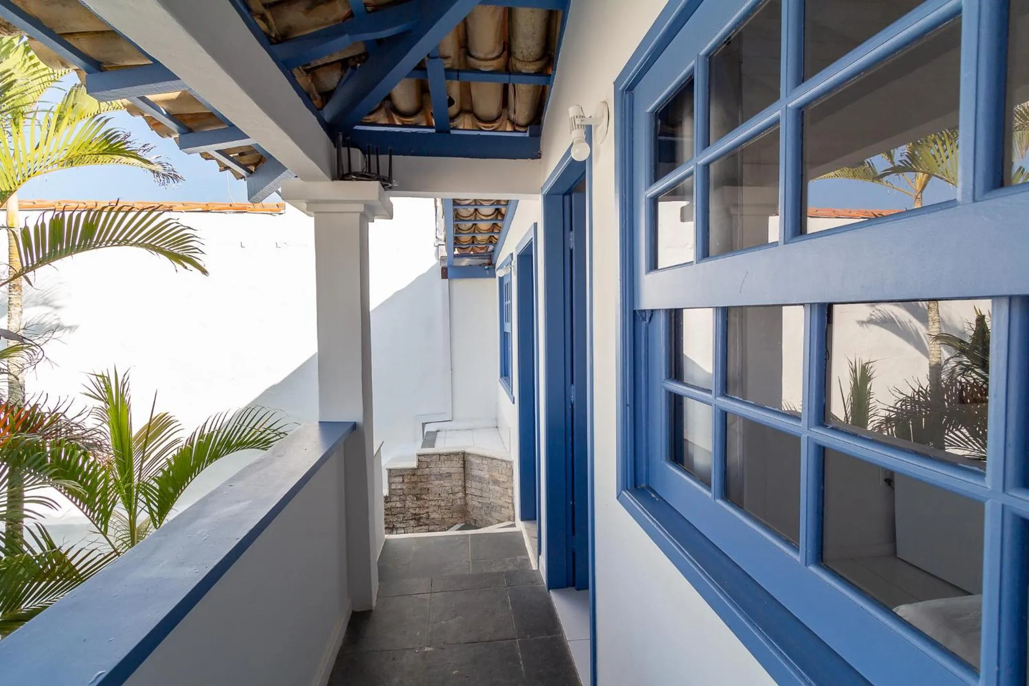 Balcony/Terrace in Pousada Vila Capri